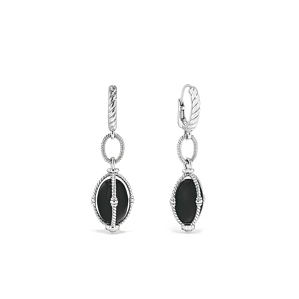 Ocean Reef Drop Earrings With Black Onyx