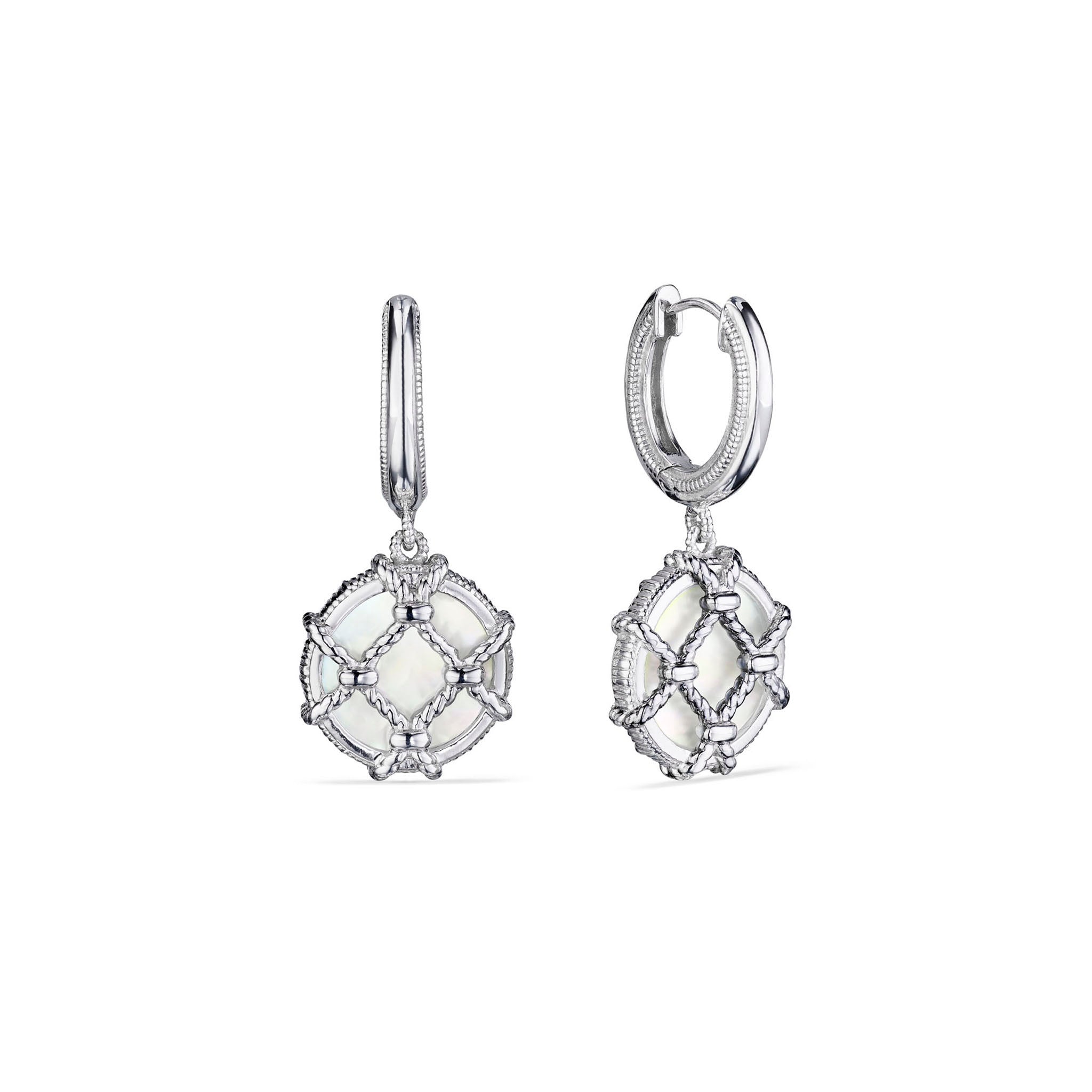 Isola Single Drop Earrings With Mother Of Pearl