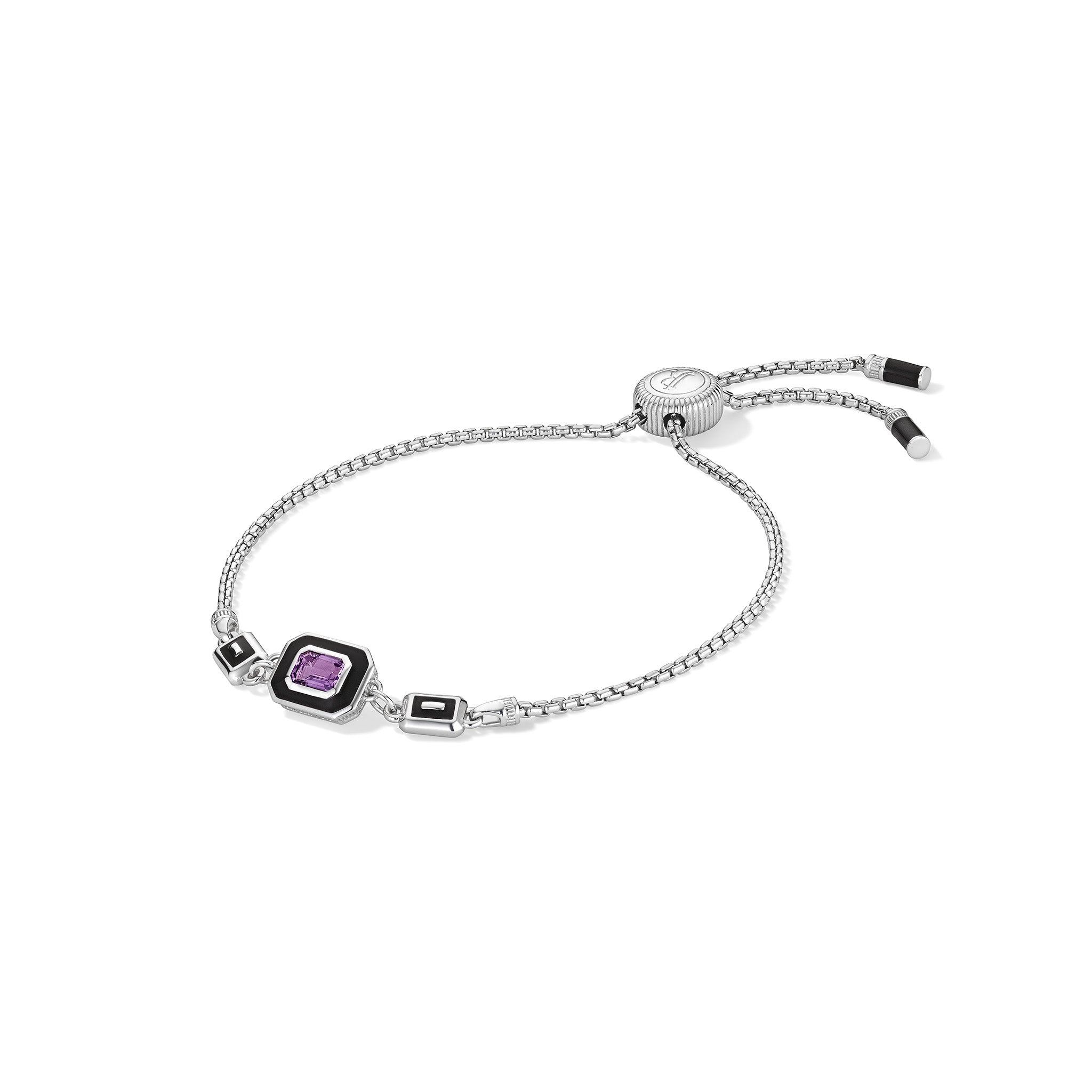 Adrienne Friendship Bracelet With Enamel And Amethyst