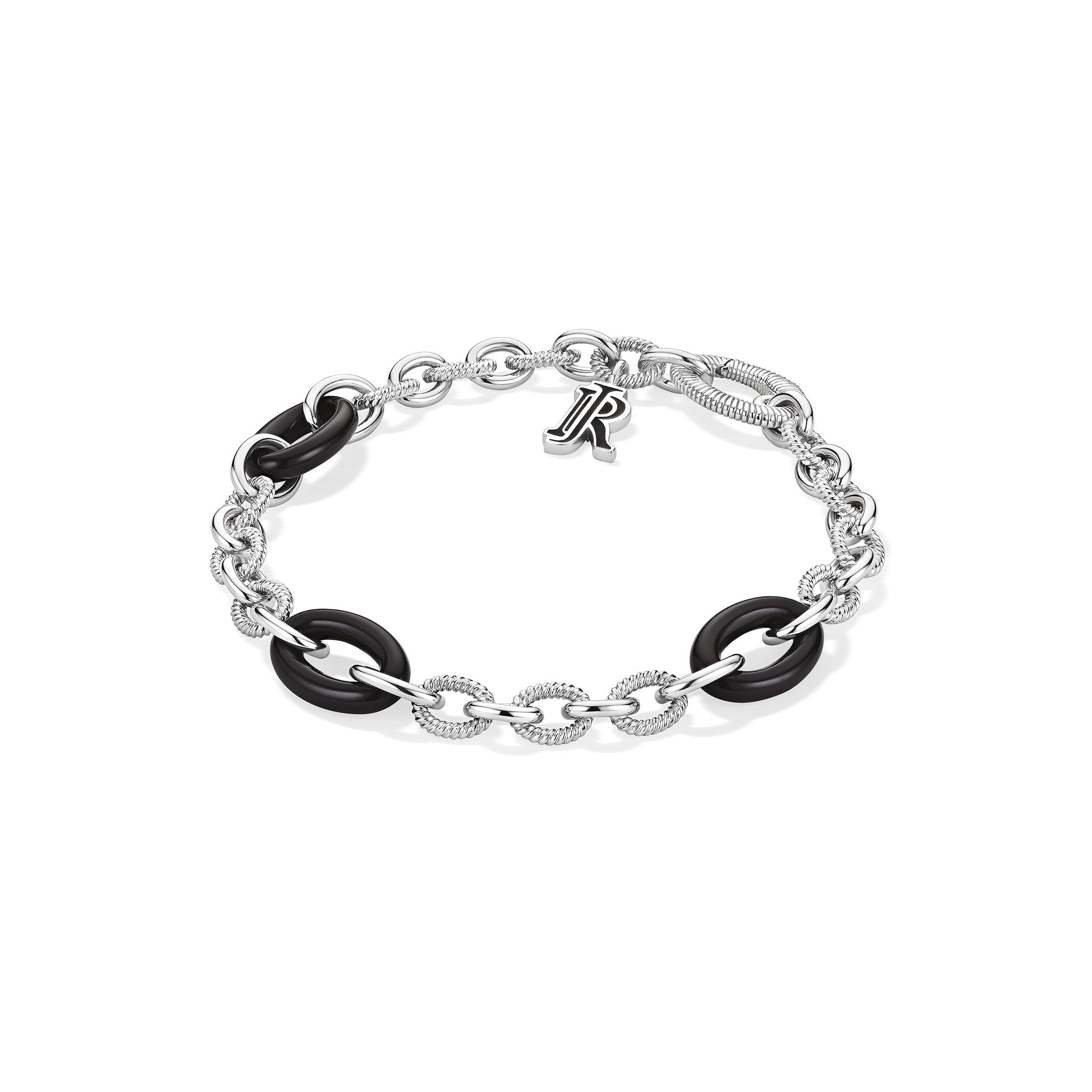 Eternity Signature Link Bracelet With Black Onyx