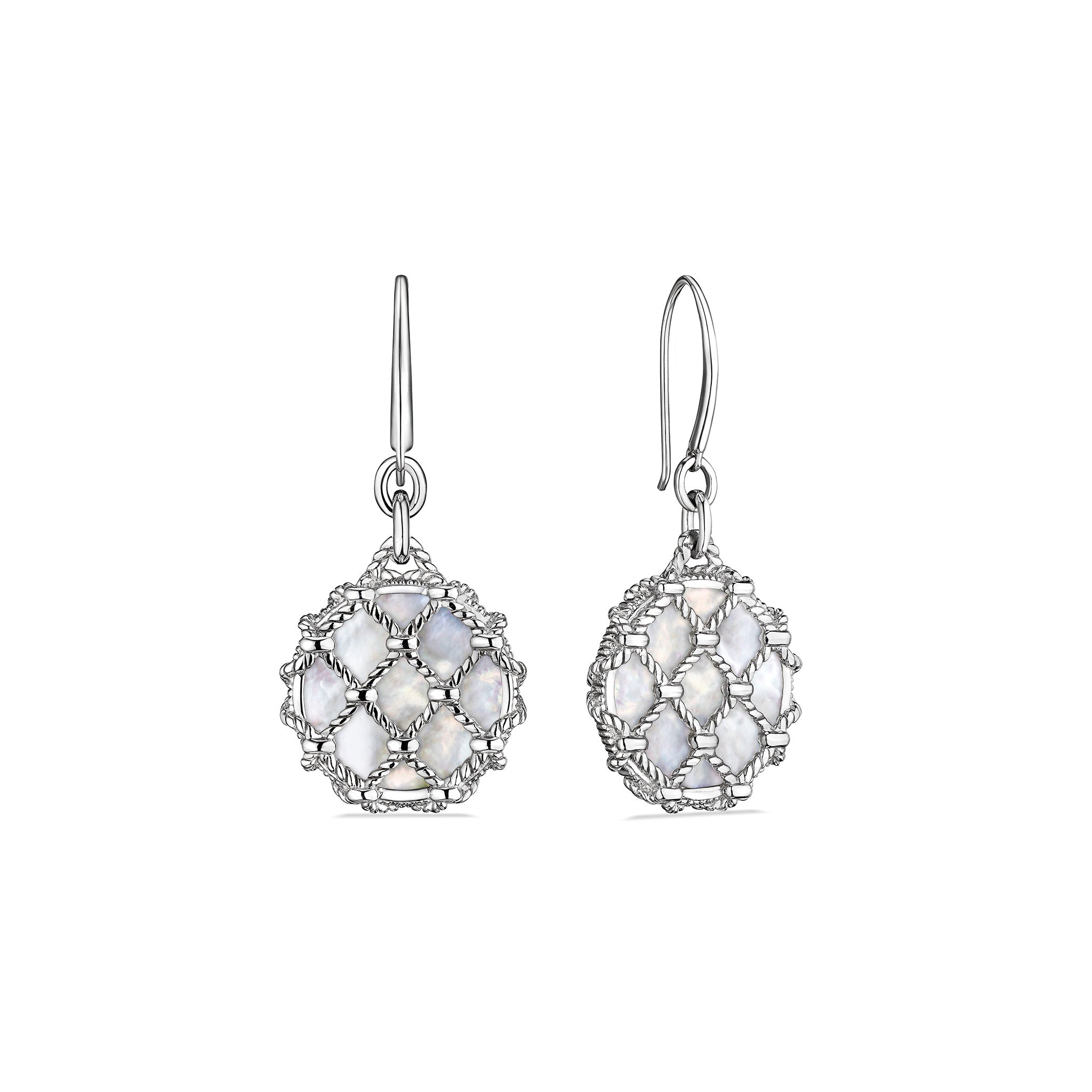 Isola Drop Earrings With Mother Of Pearl