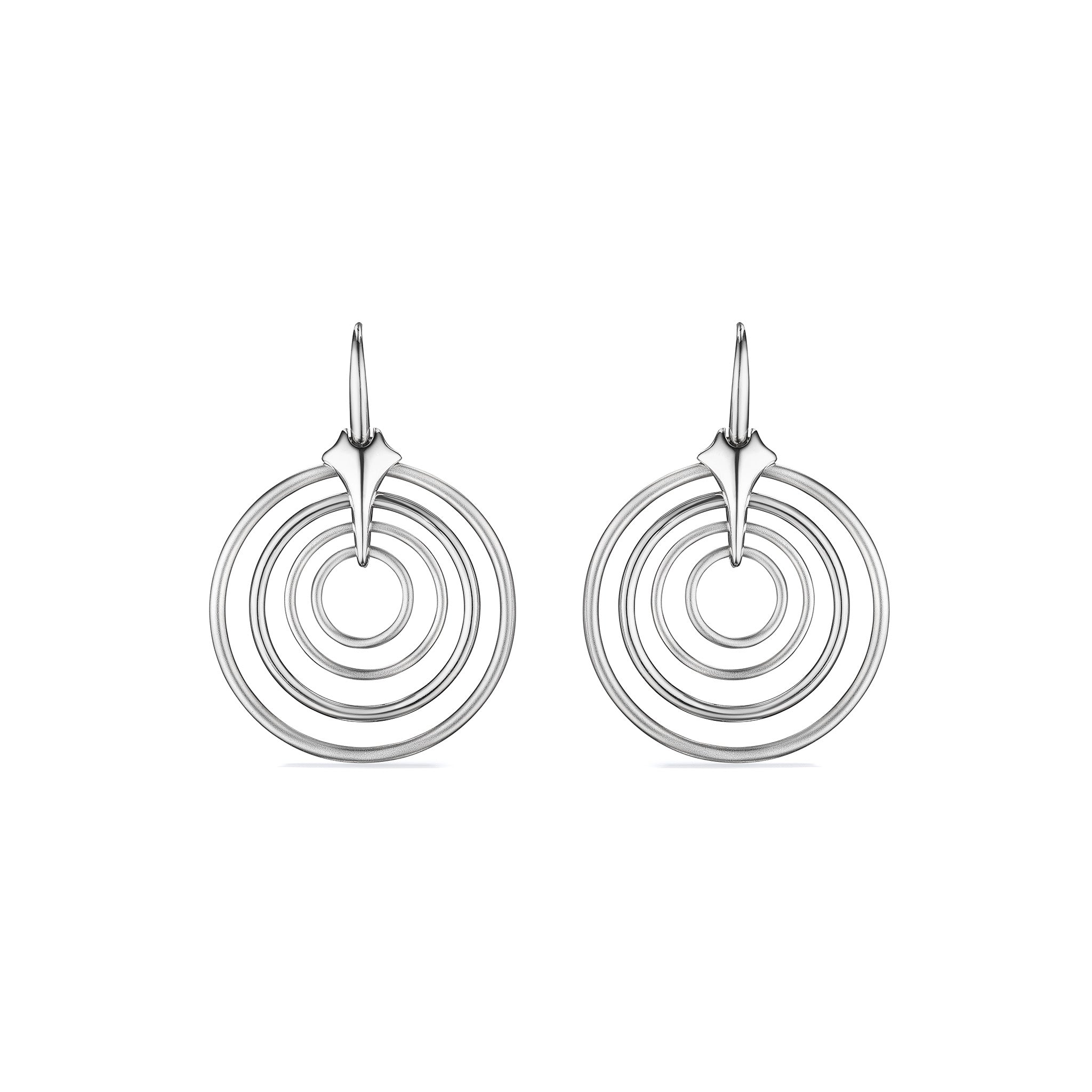Cielo Multi Drop Hoop Earrings