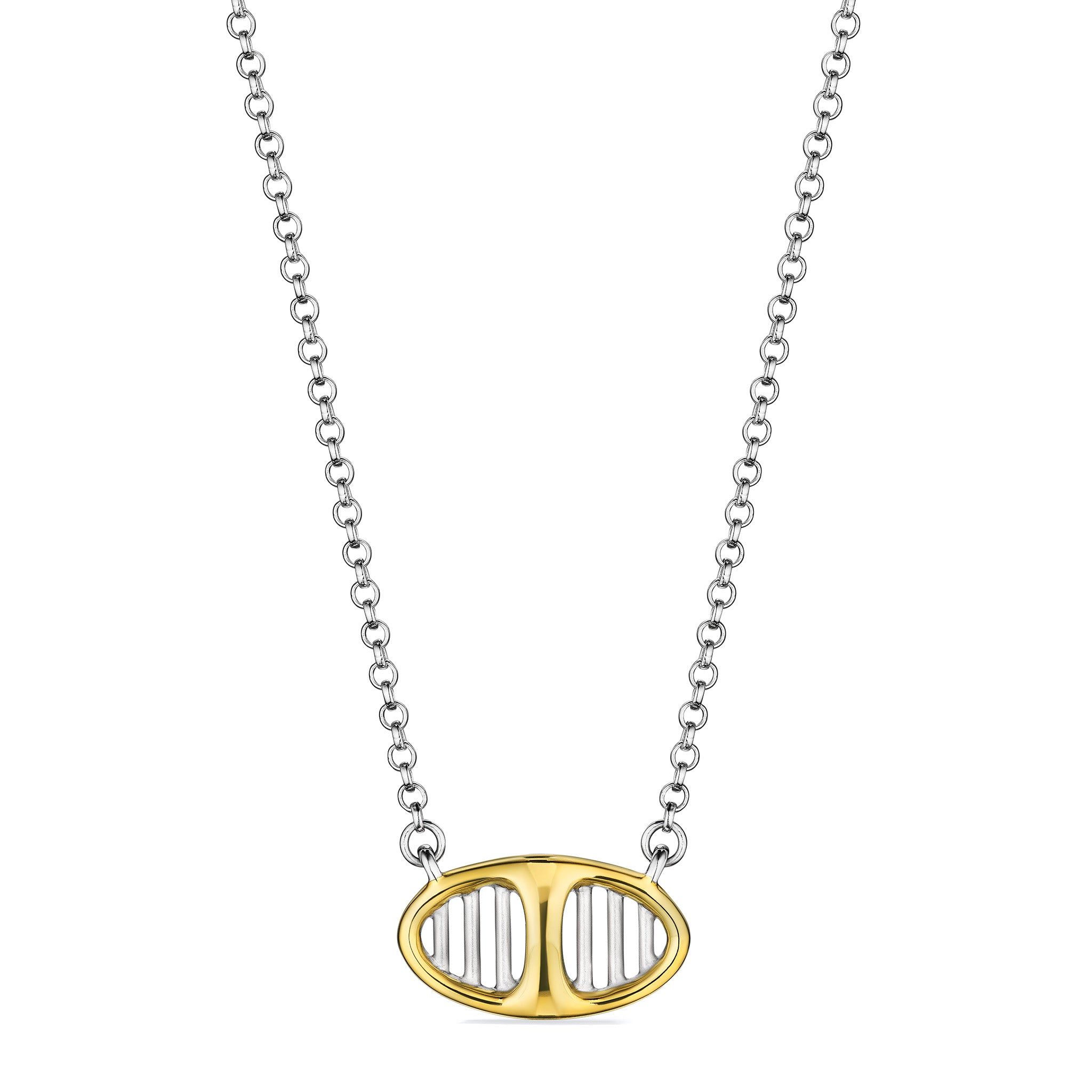 Cielo Necklace With 18K Gold