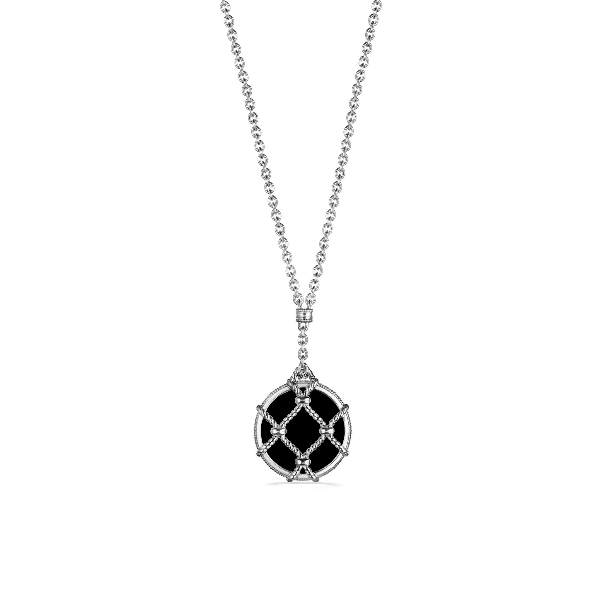 Isola Pendulum Pendant With Black Onyx