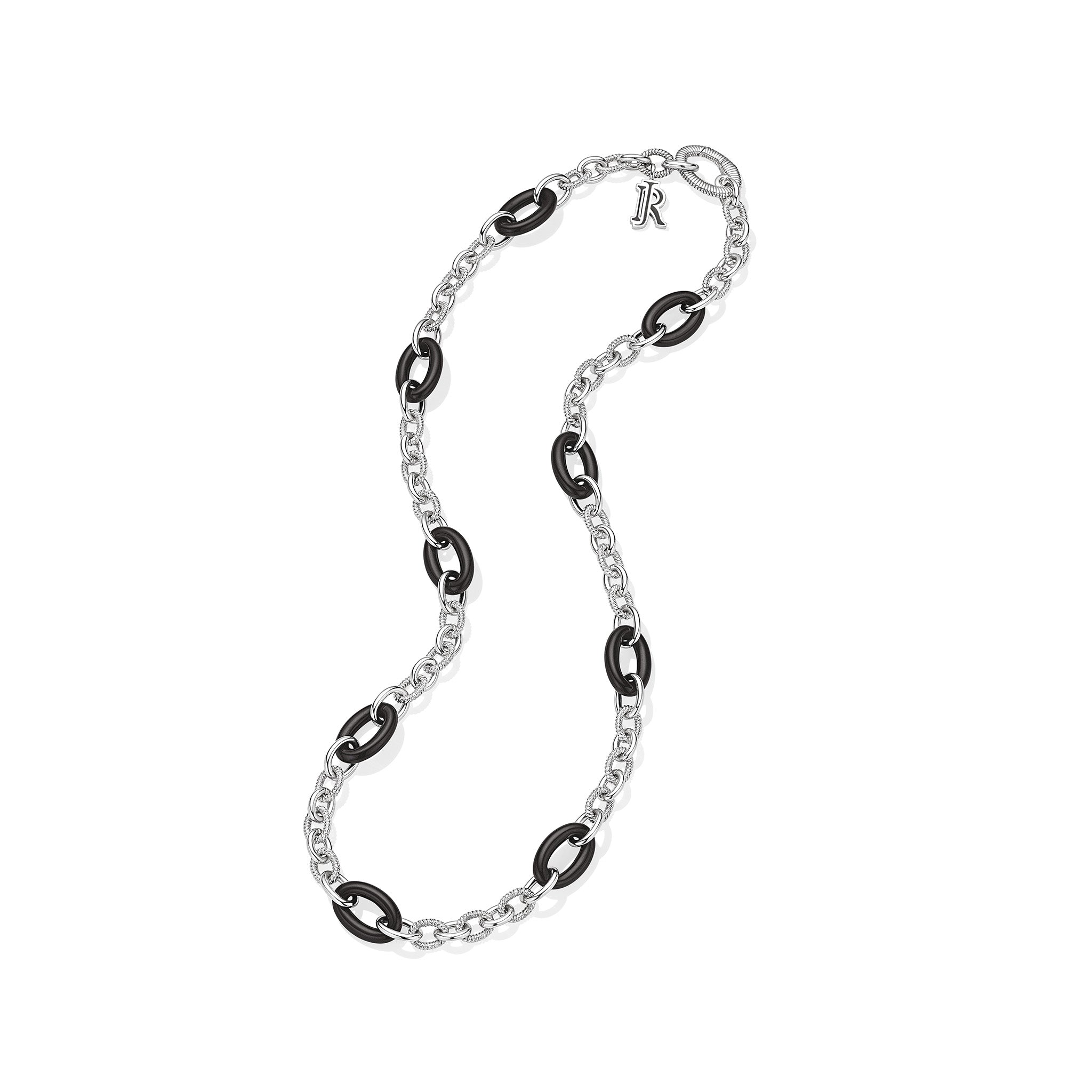 Eternity Signature Link Necklace with Black Onyx