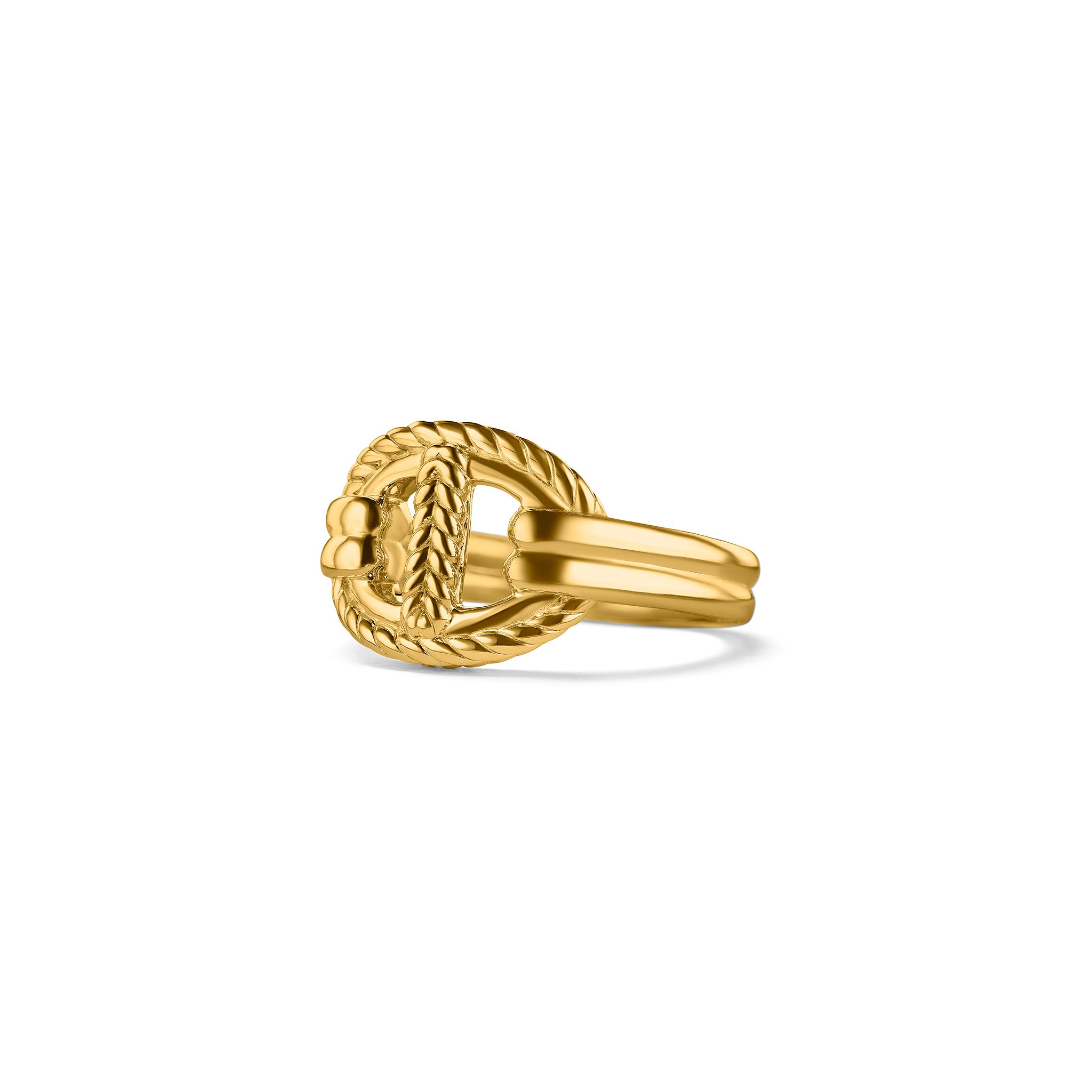Vienna Single Link Ring in 18K