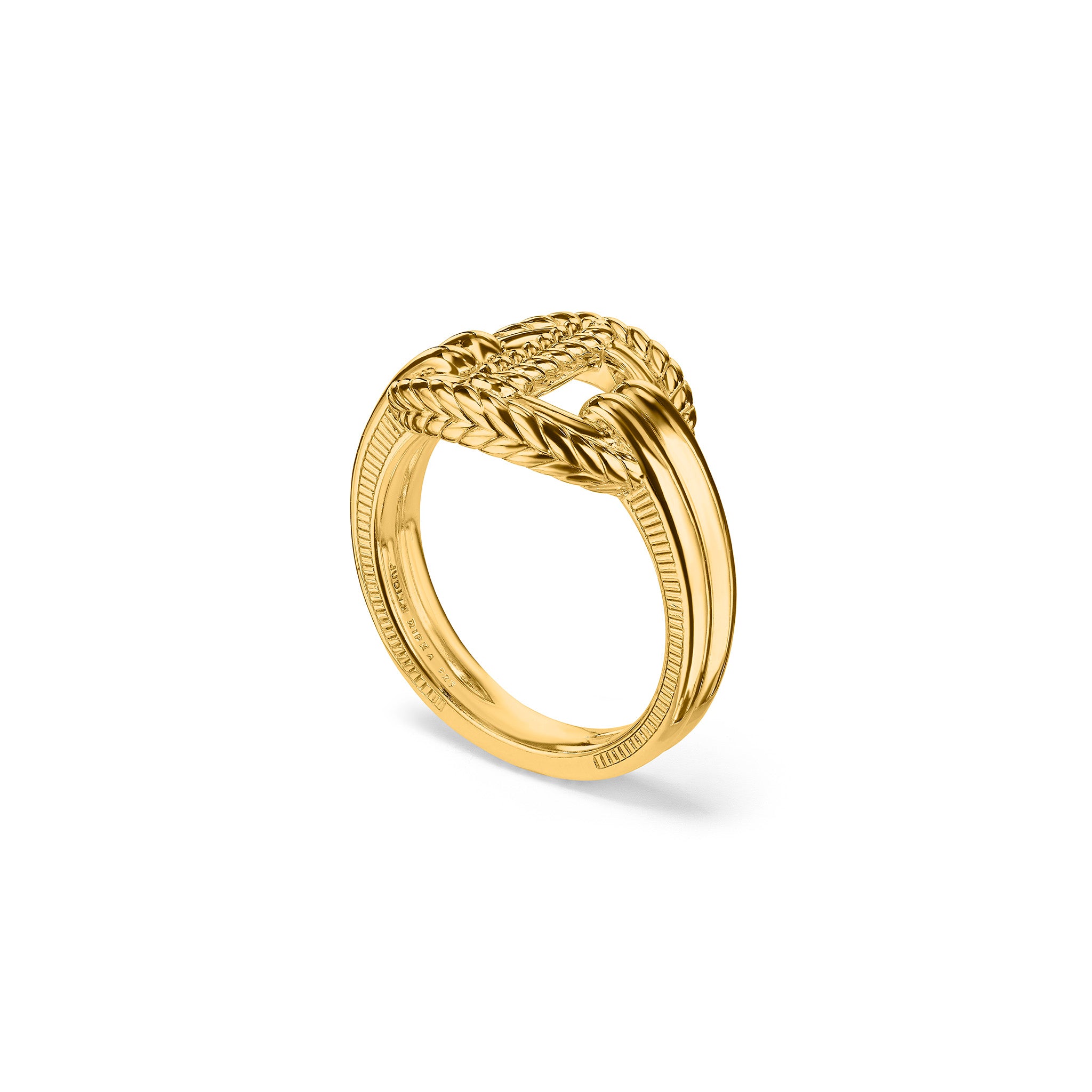 Vienna Single Link Ring in 18K