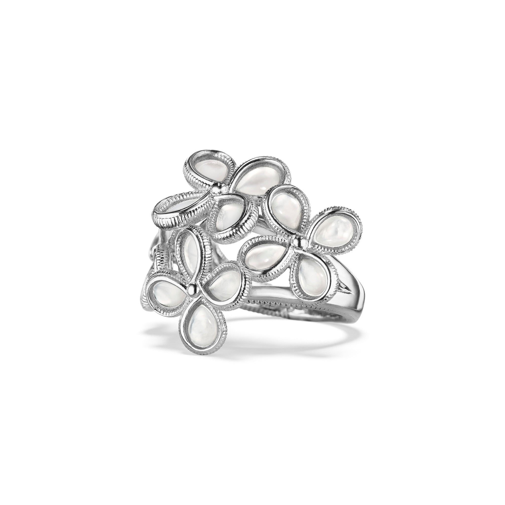 Jardin Bouquet Ring with Mother of Pearl