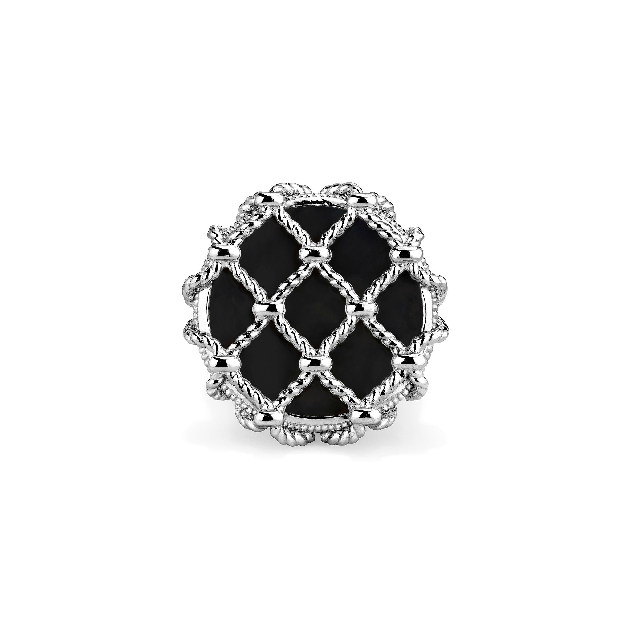 Isola Medium Ring With Black Onyx