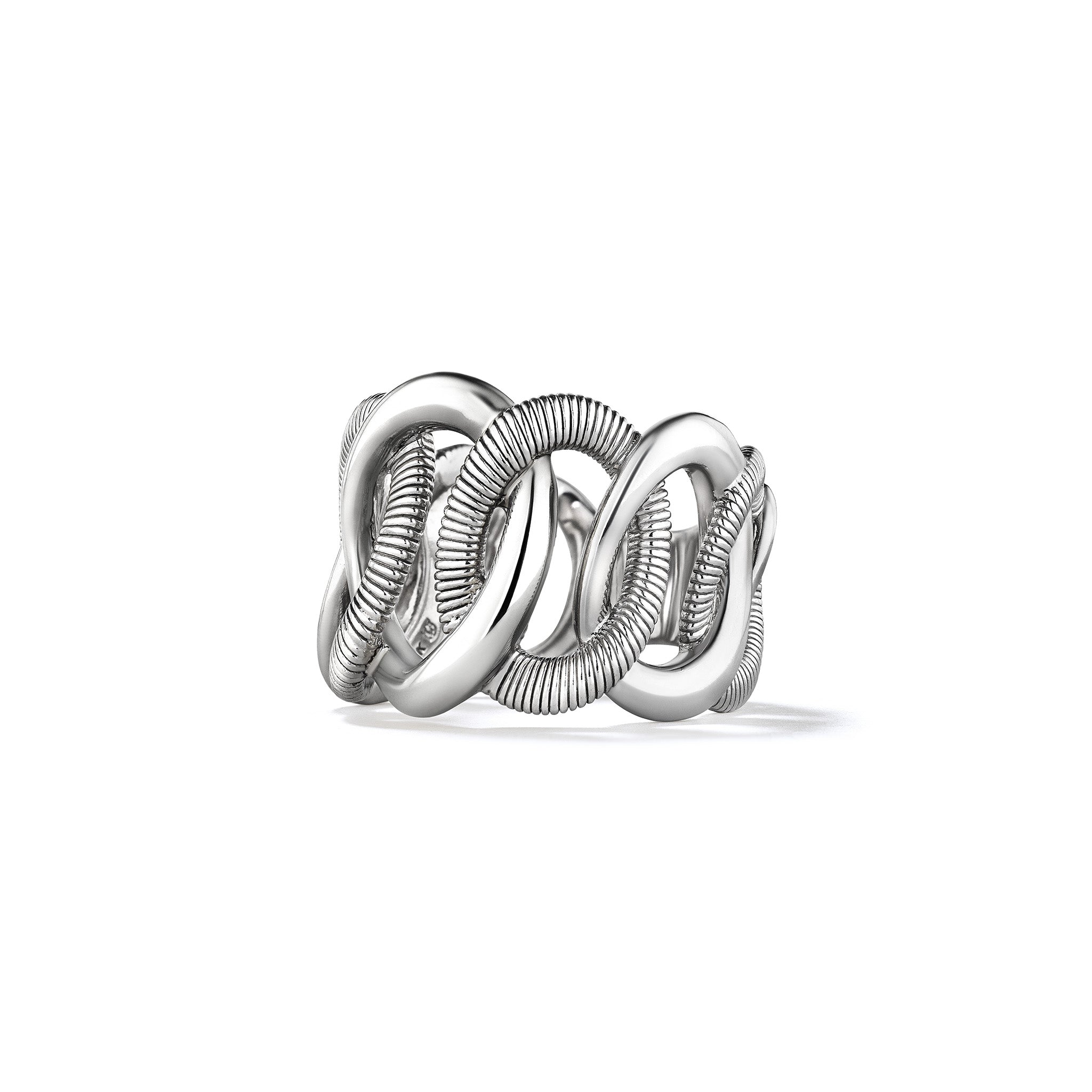 Eternity Interlocking Link Band Ring