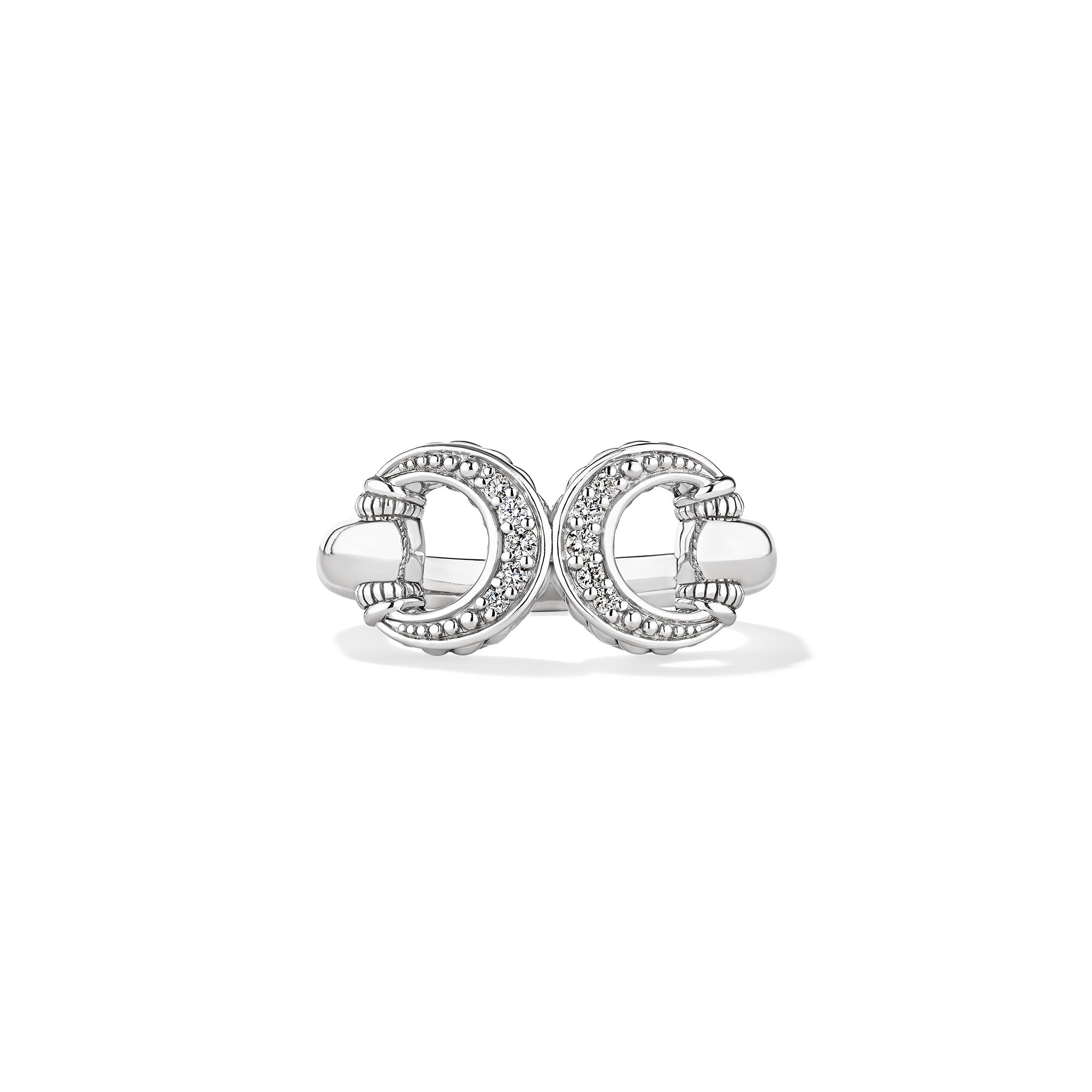 Vienna Bit Ring With Diamonds