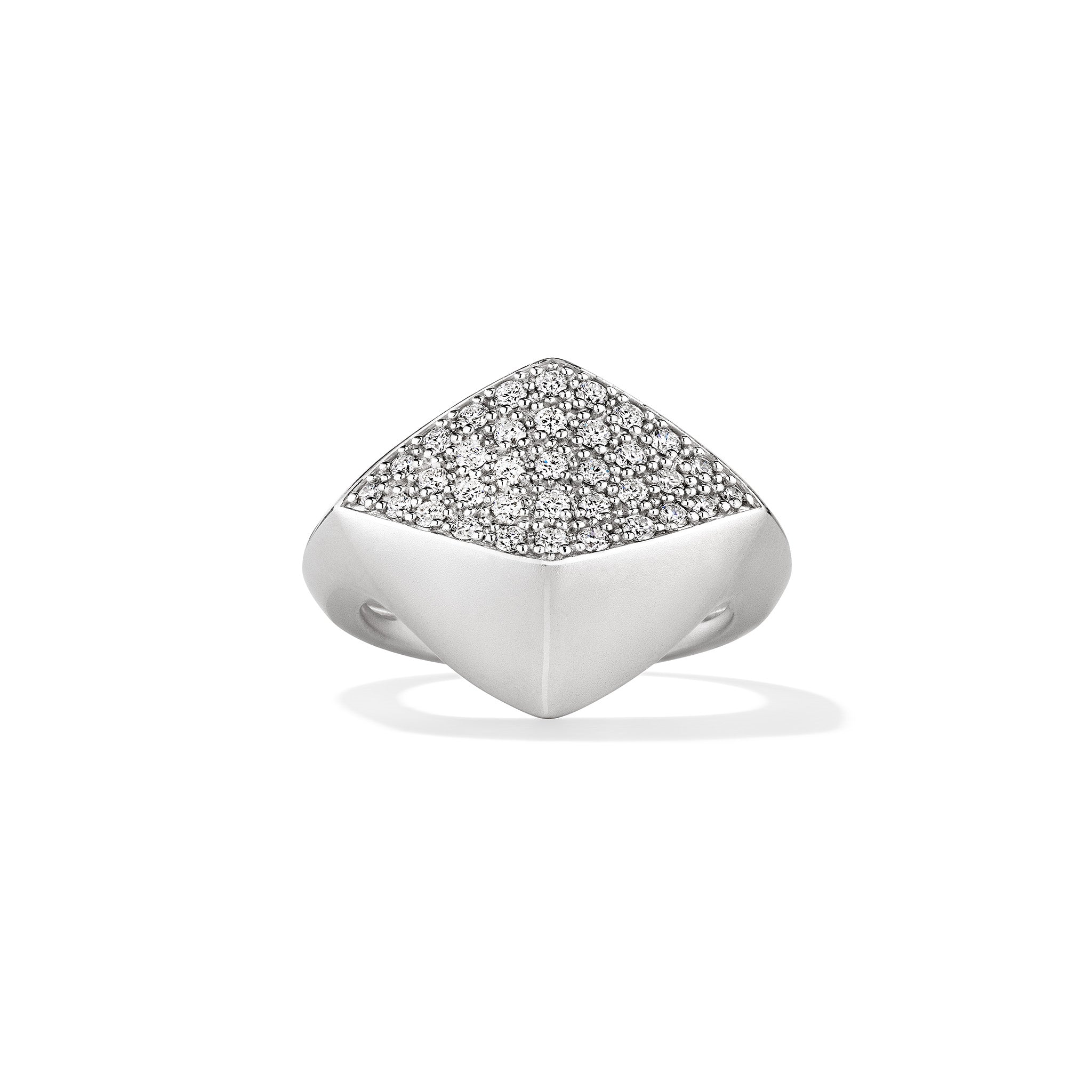 Iris Ring With Diamonds
