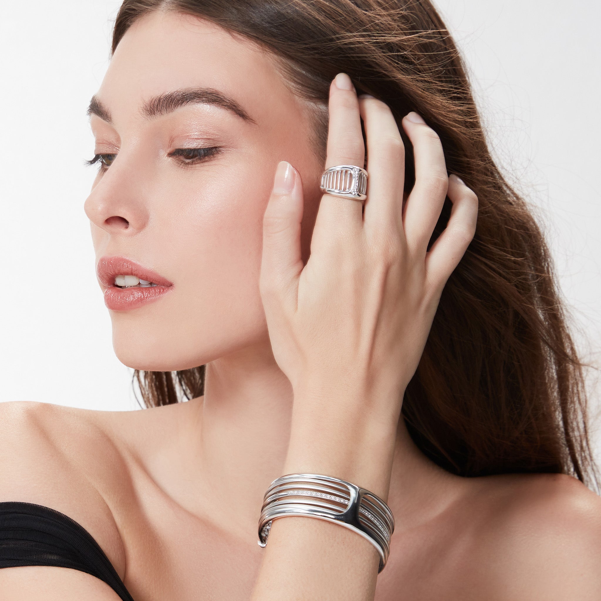 Cielo friendship bracelet with diamonds