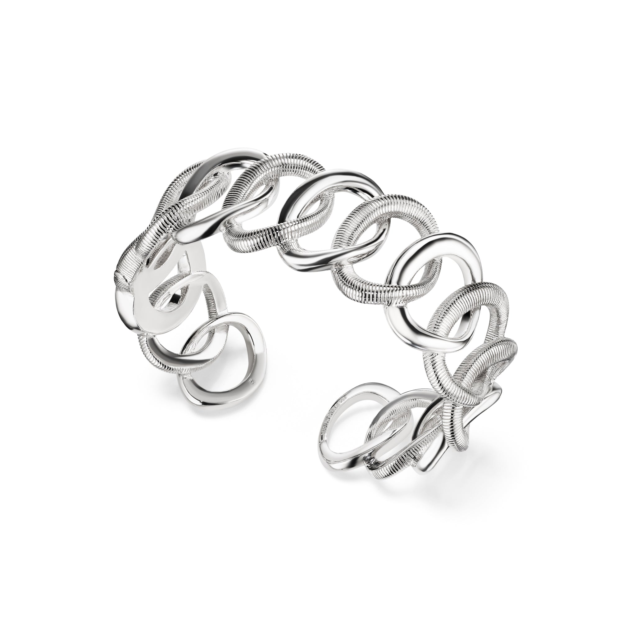 Eternity Interlocking Link Cuff