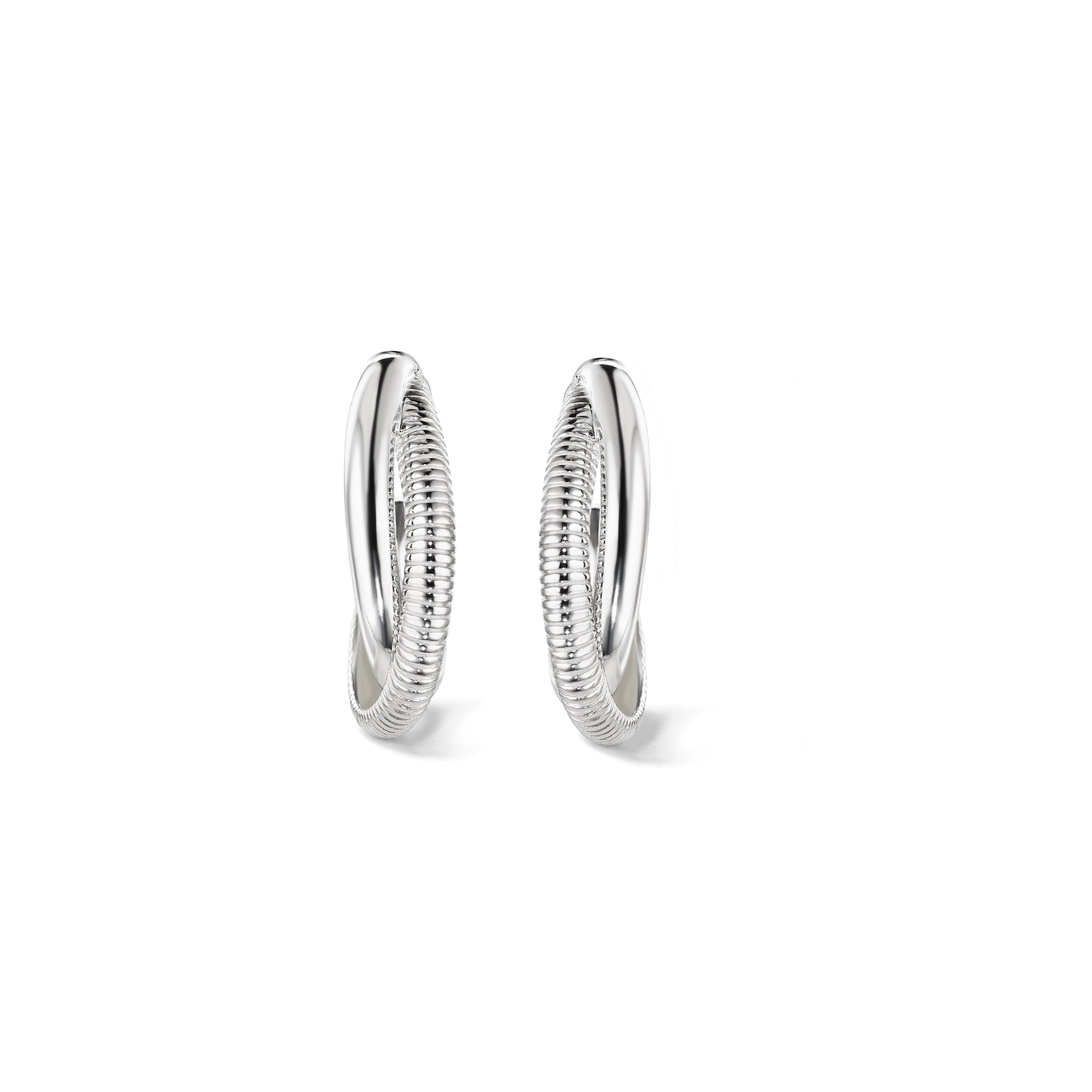 Eternity Small Round Hoop Earrings