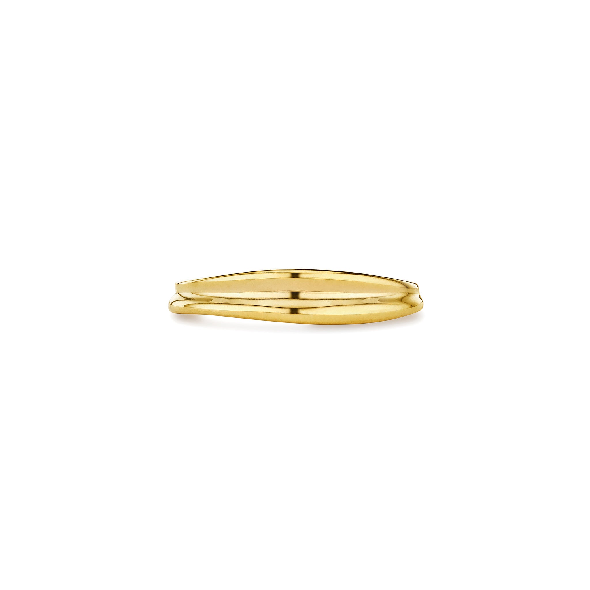 Eros Sculptural Band Ring In 18K
