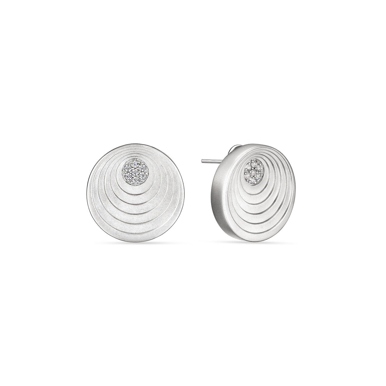 Ayah Earrings With White Sapphire