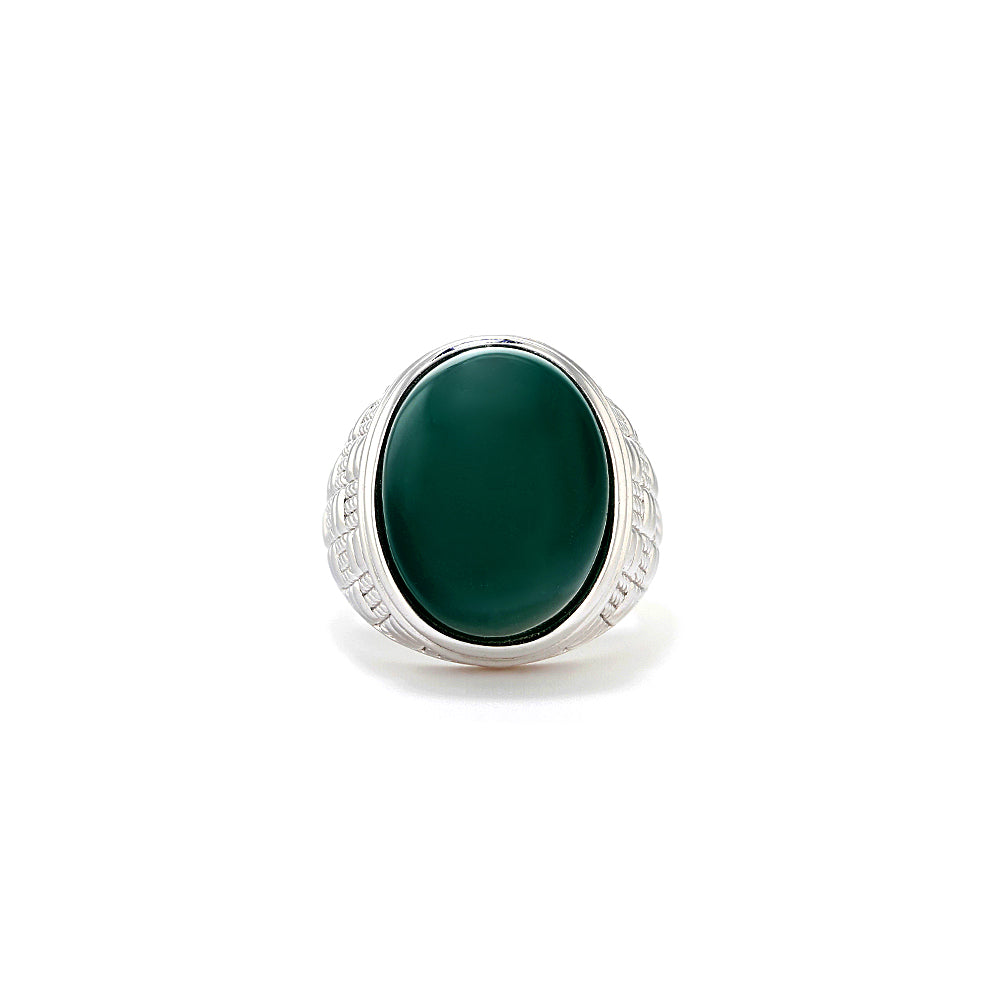 Ocean Reef Ring With Green Chalcedony 2