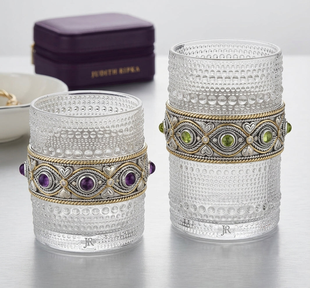 Judith Ripka Designer Drinking Glasses