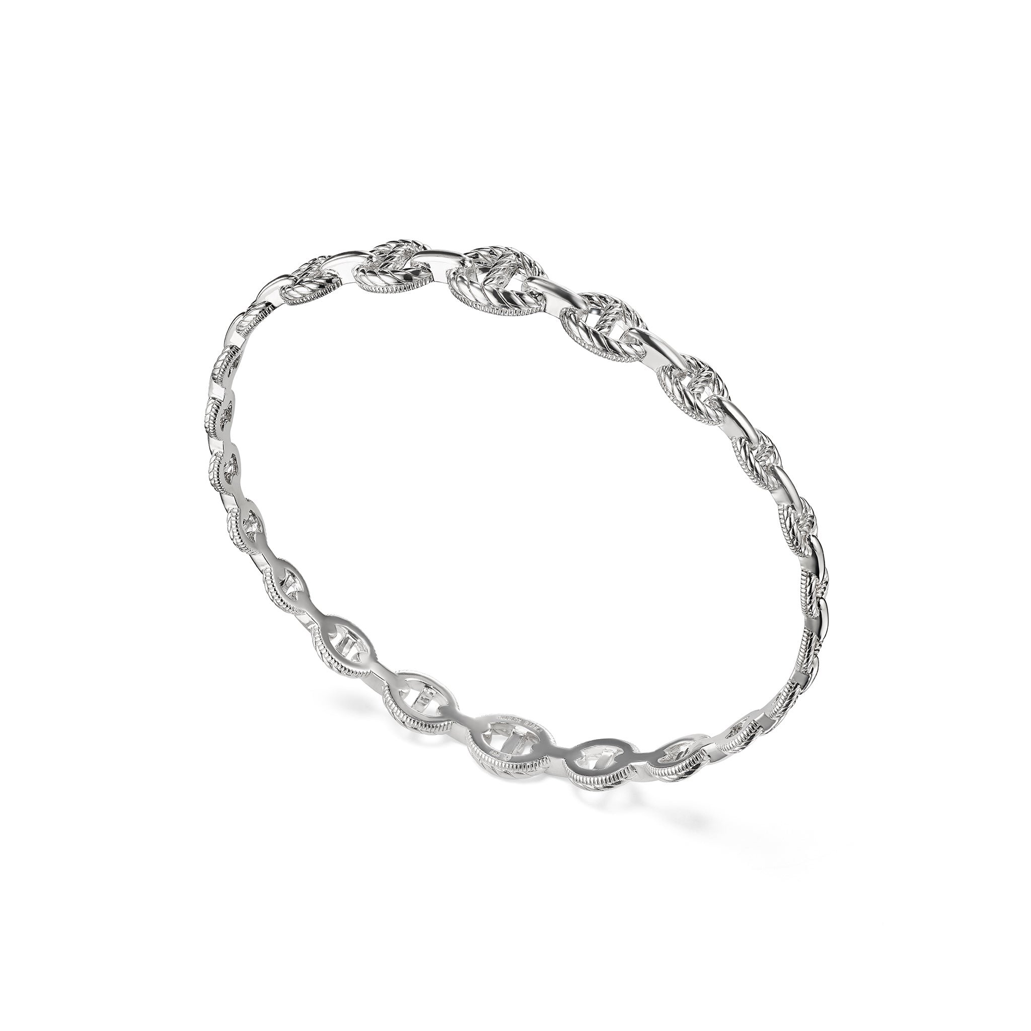 Vienna Graduated Link Stack Bangle