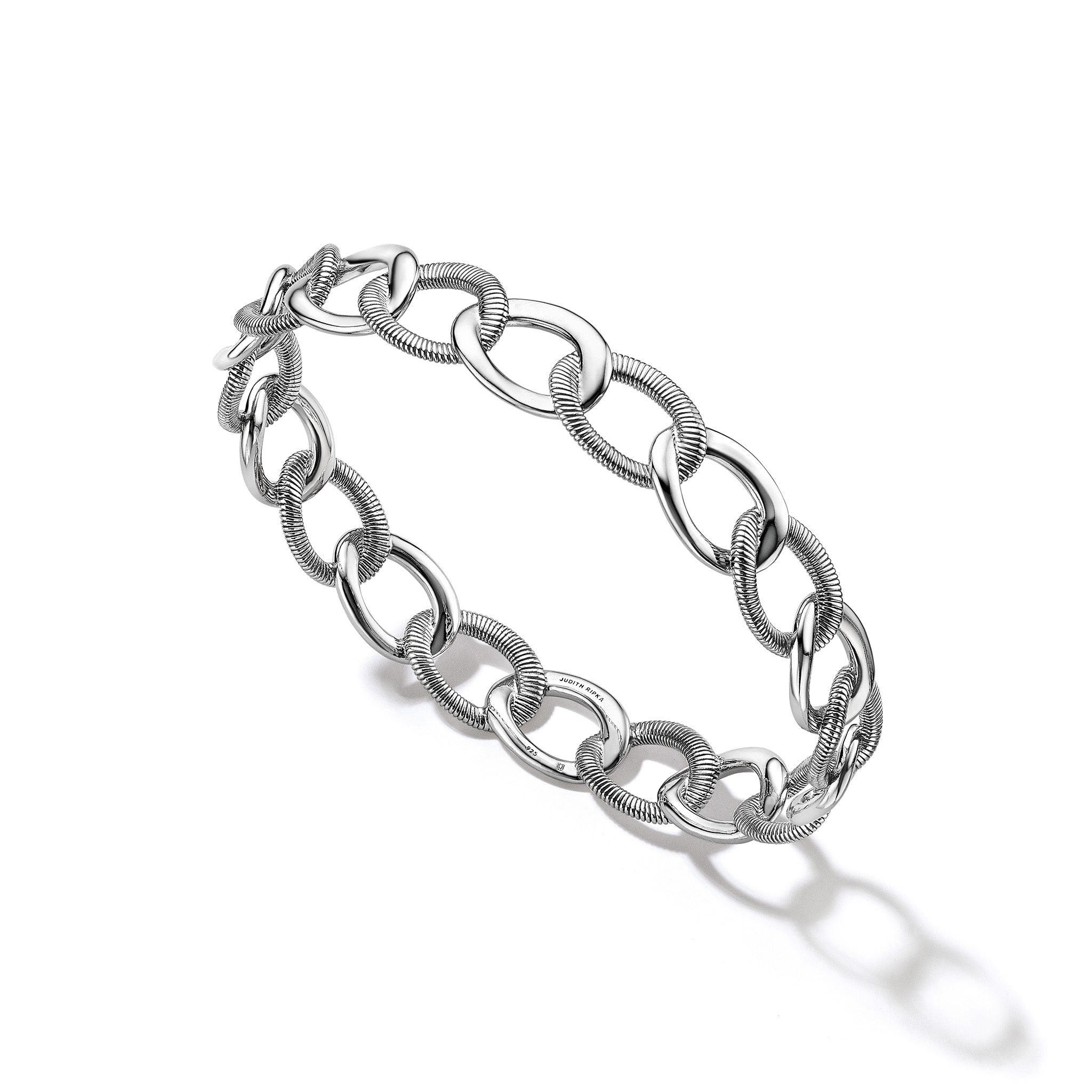 Eternity Interlocking Link Stack Bangle