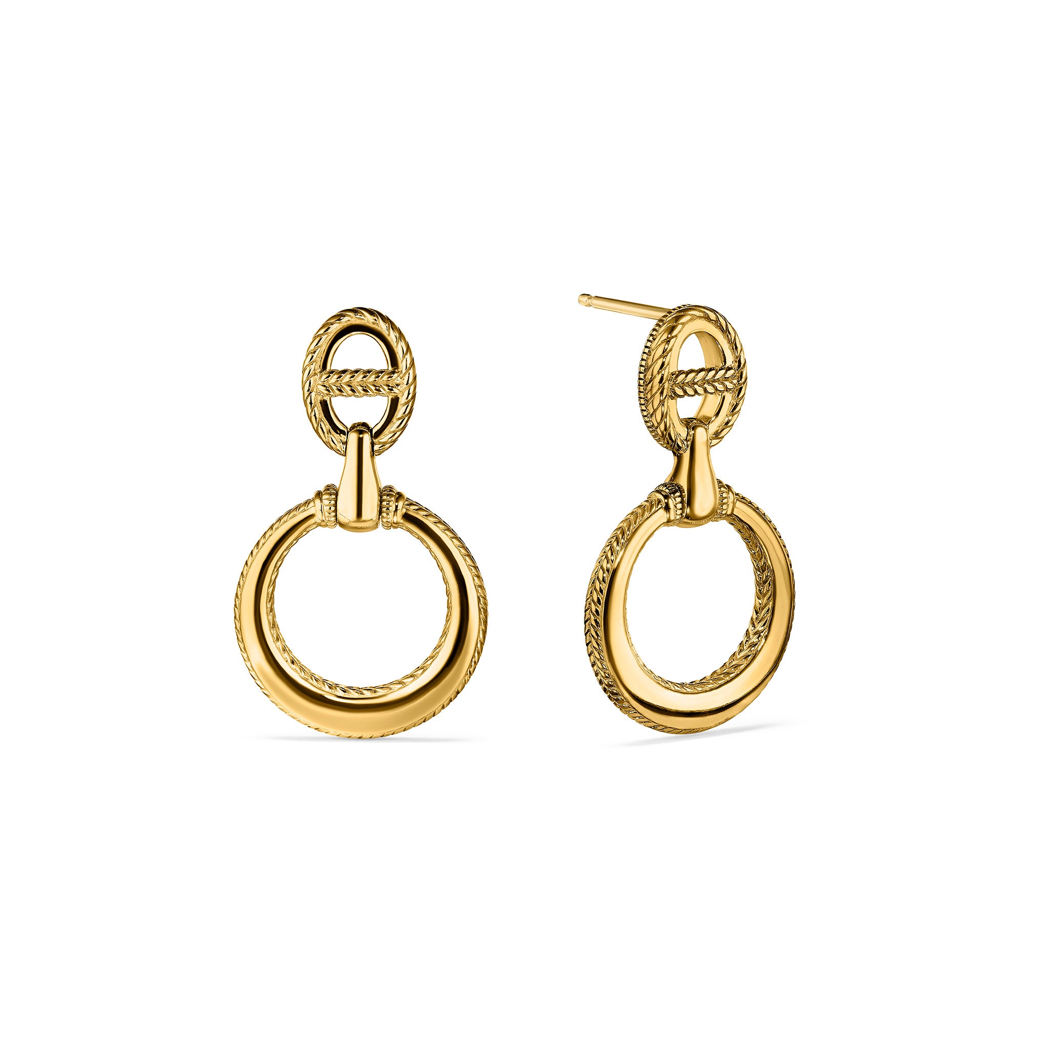 Vienna Door Knocker Earrings In 18K