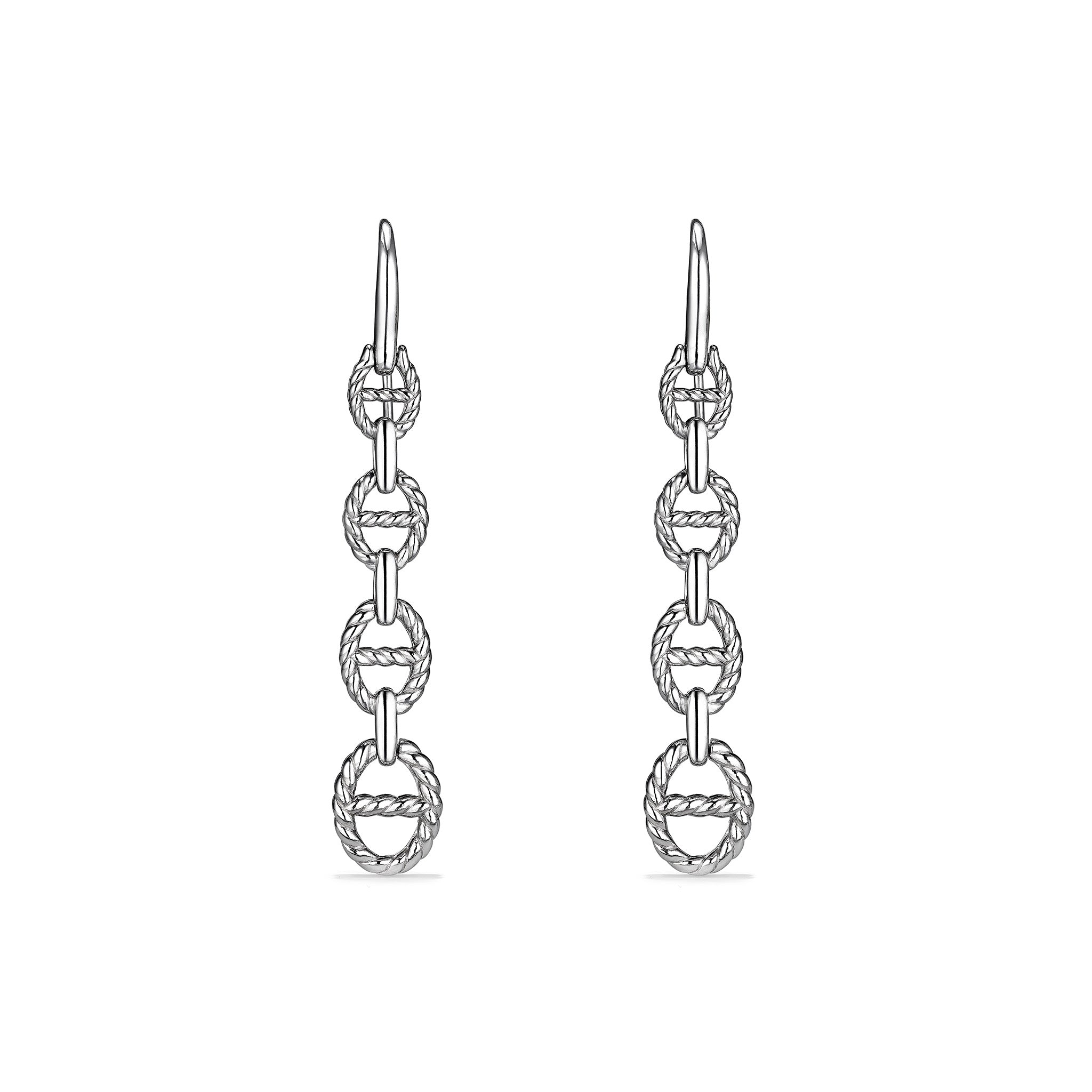 Vienna Graduated Link Drop Earrings