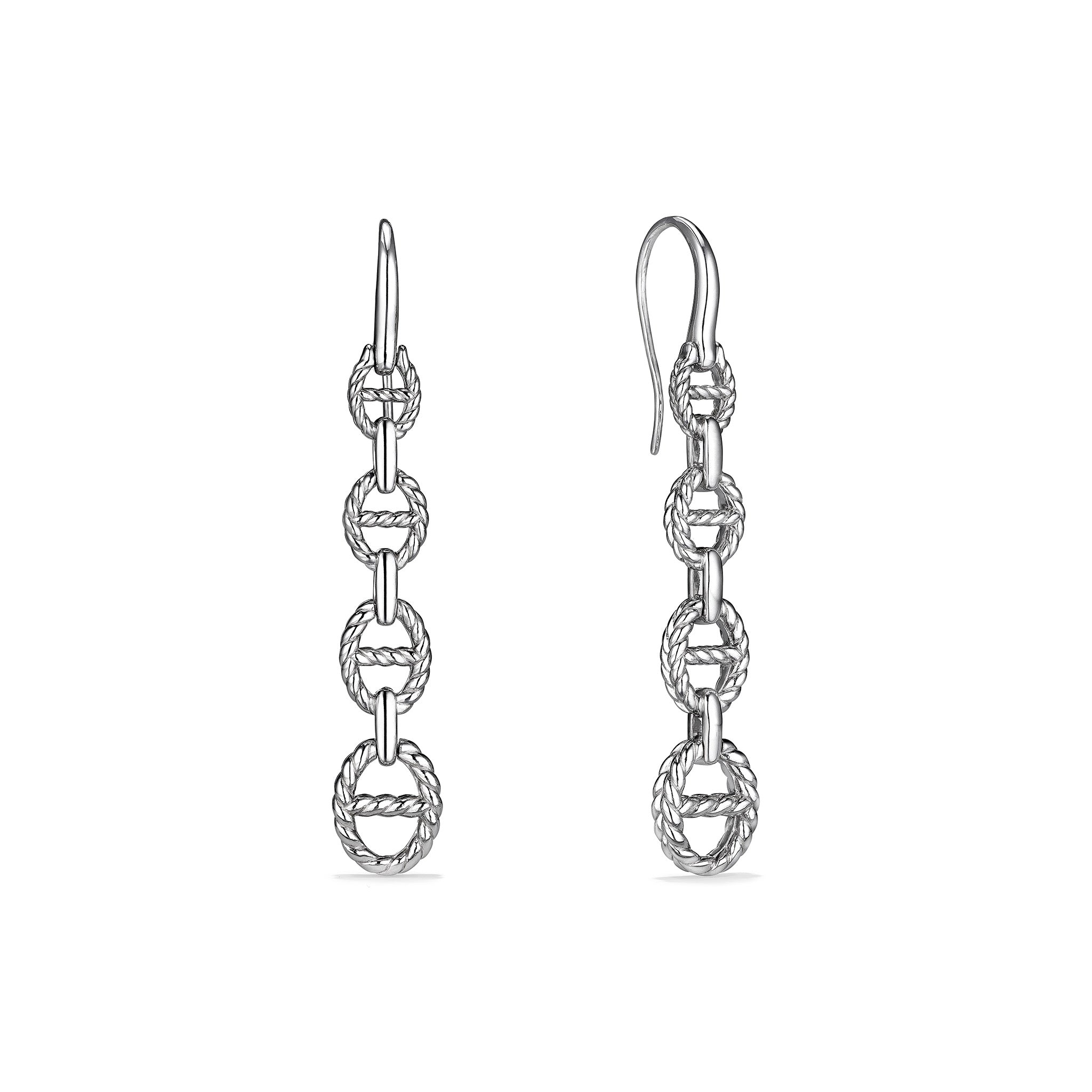 Vienna Graduated Link Drop Earrings