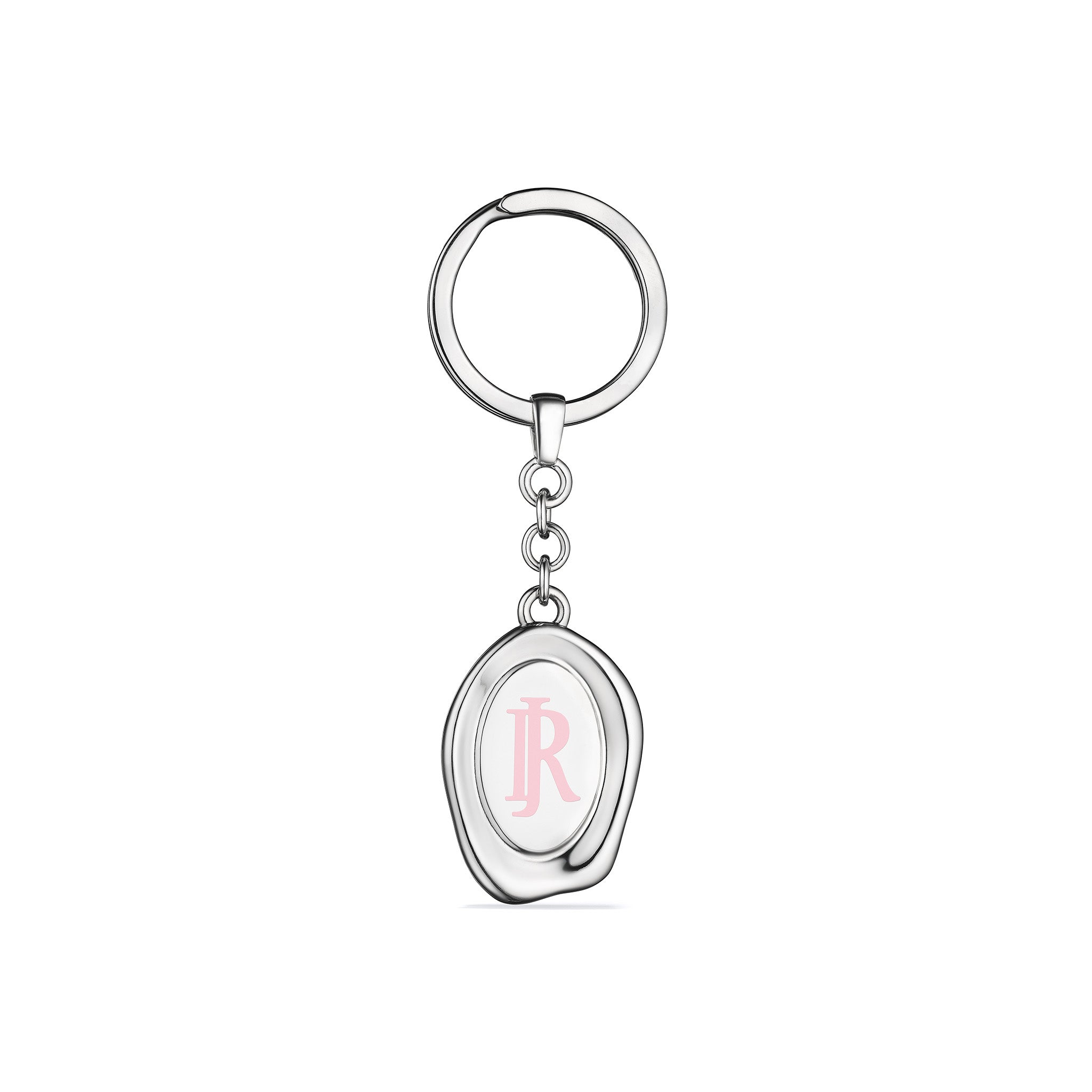 Eros 3707 Key Ring With Pink Enamel