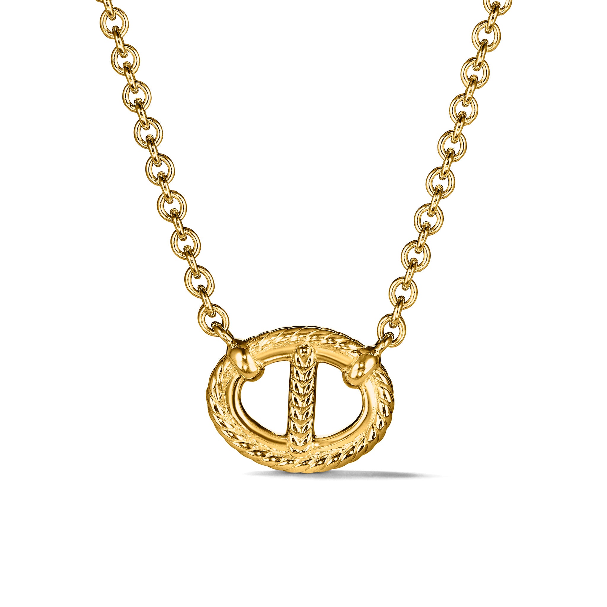 Vienna Single Link Necklace In 18K