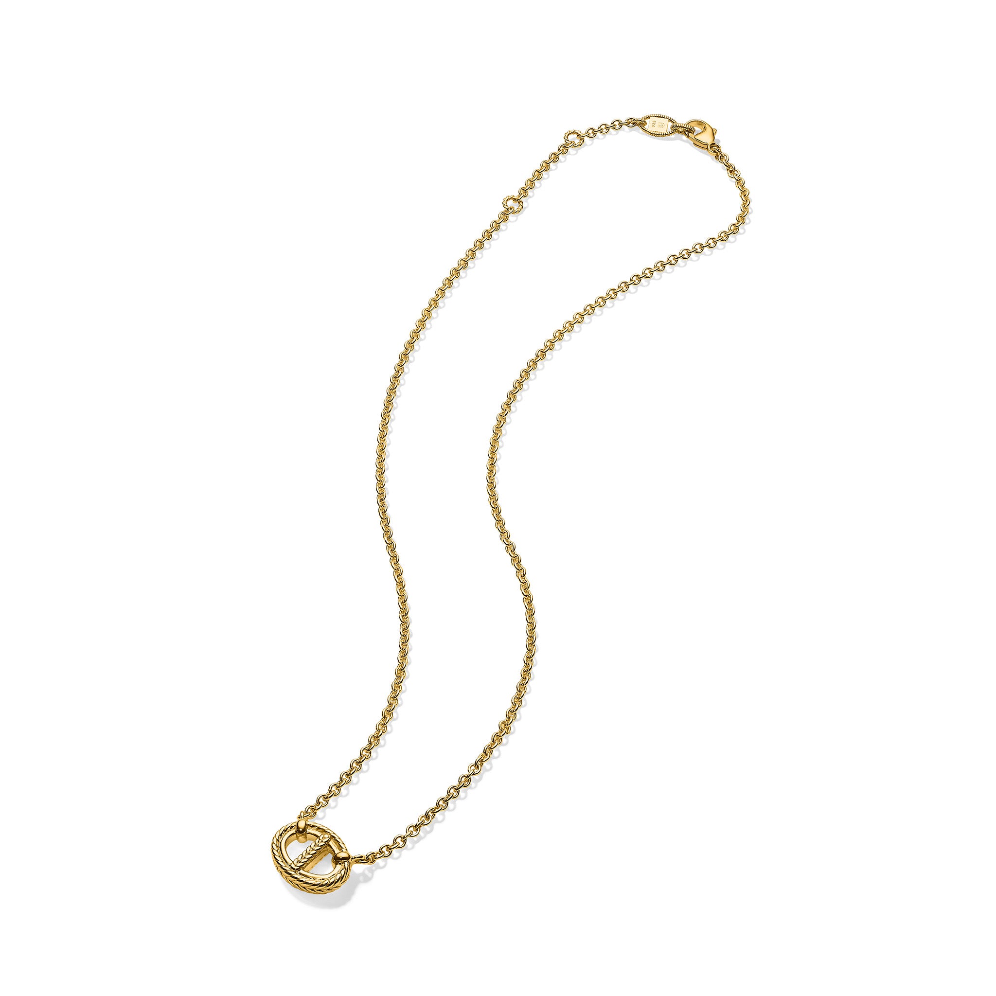 Vienna Single Link Necklace in 18K