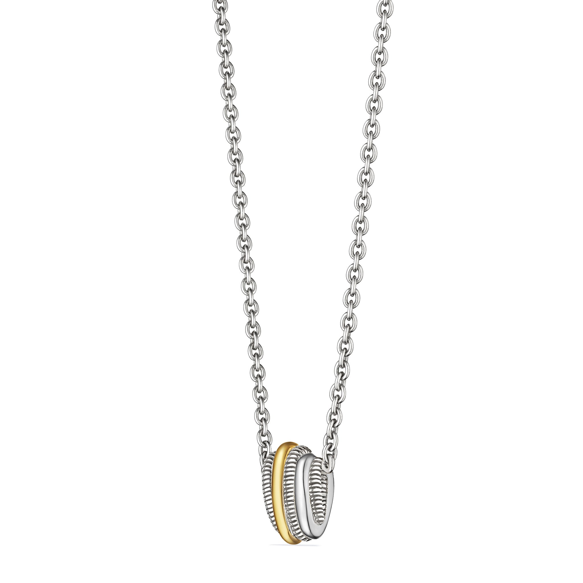 Eternity Highway Necklace with 18K Gold