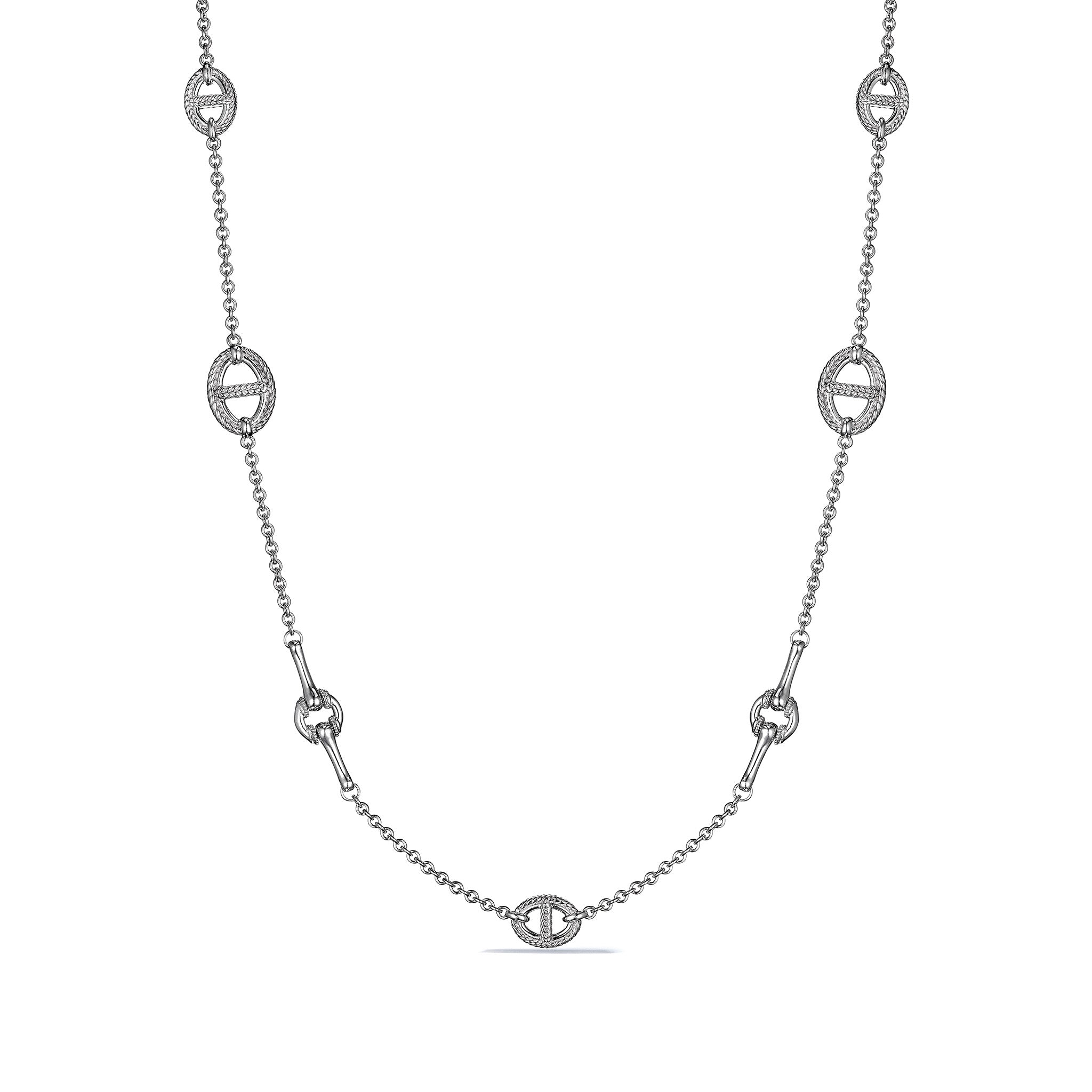 Vienna Long Multi Link Station Necklace