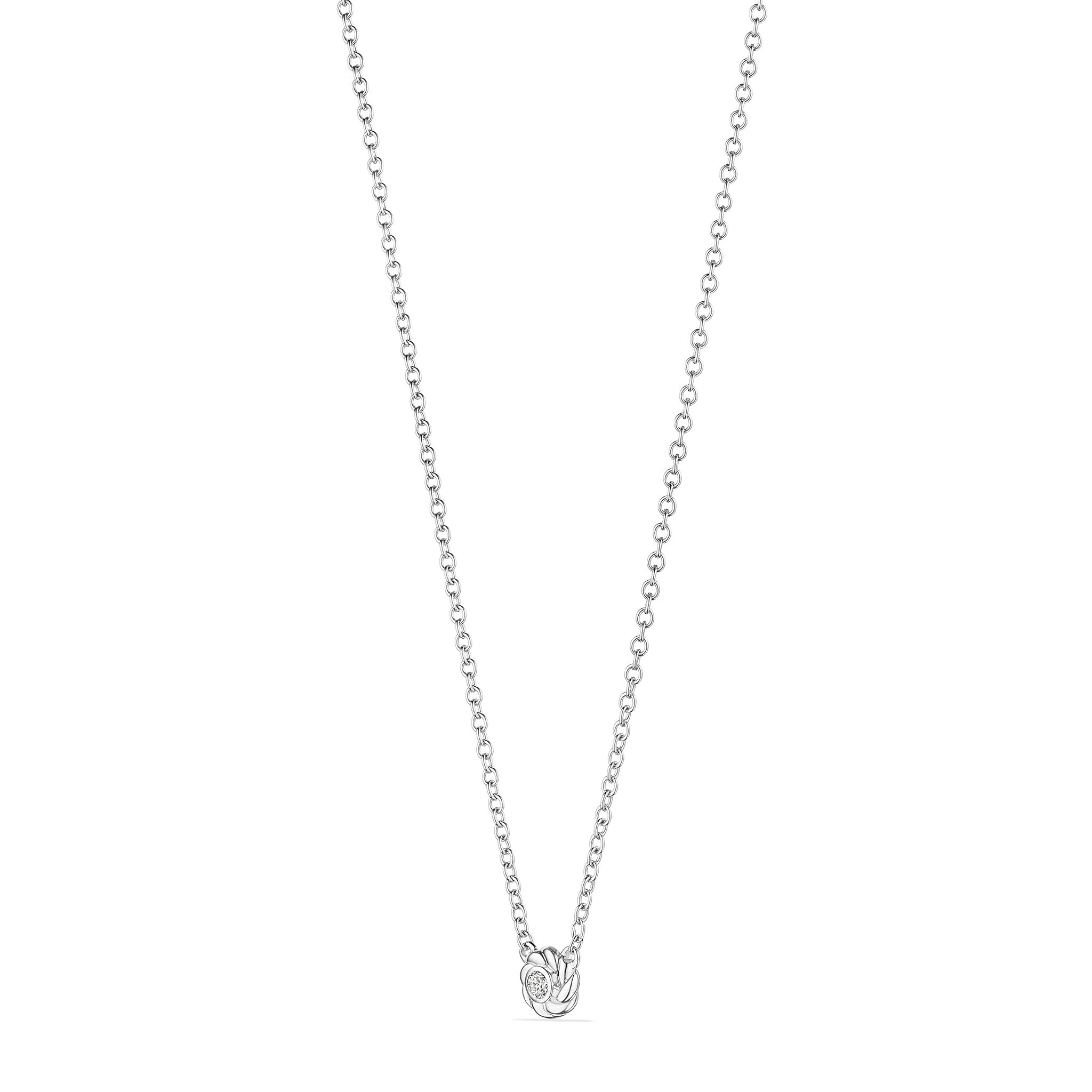 Vienna Solitaire Necklace with Diamonds