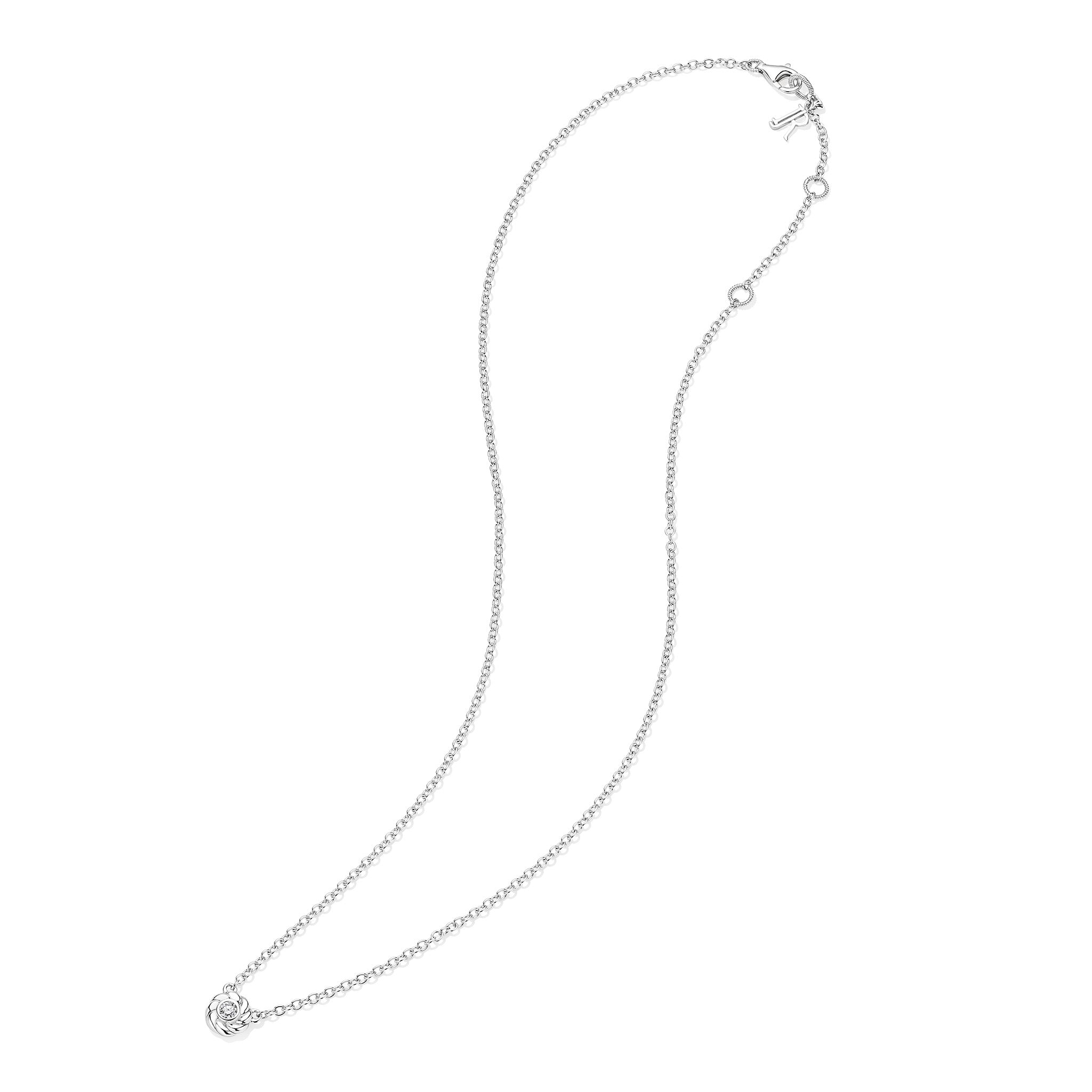 Vienna Solitaire Necklace with Diamonds