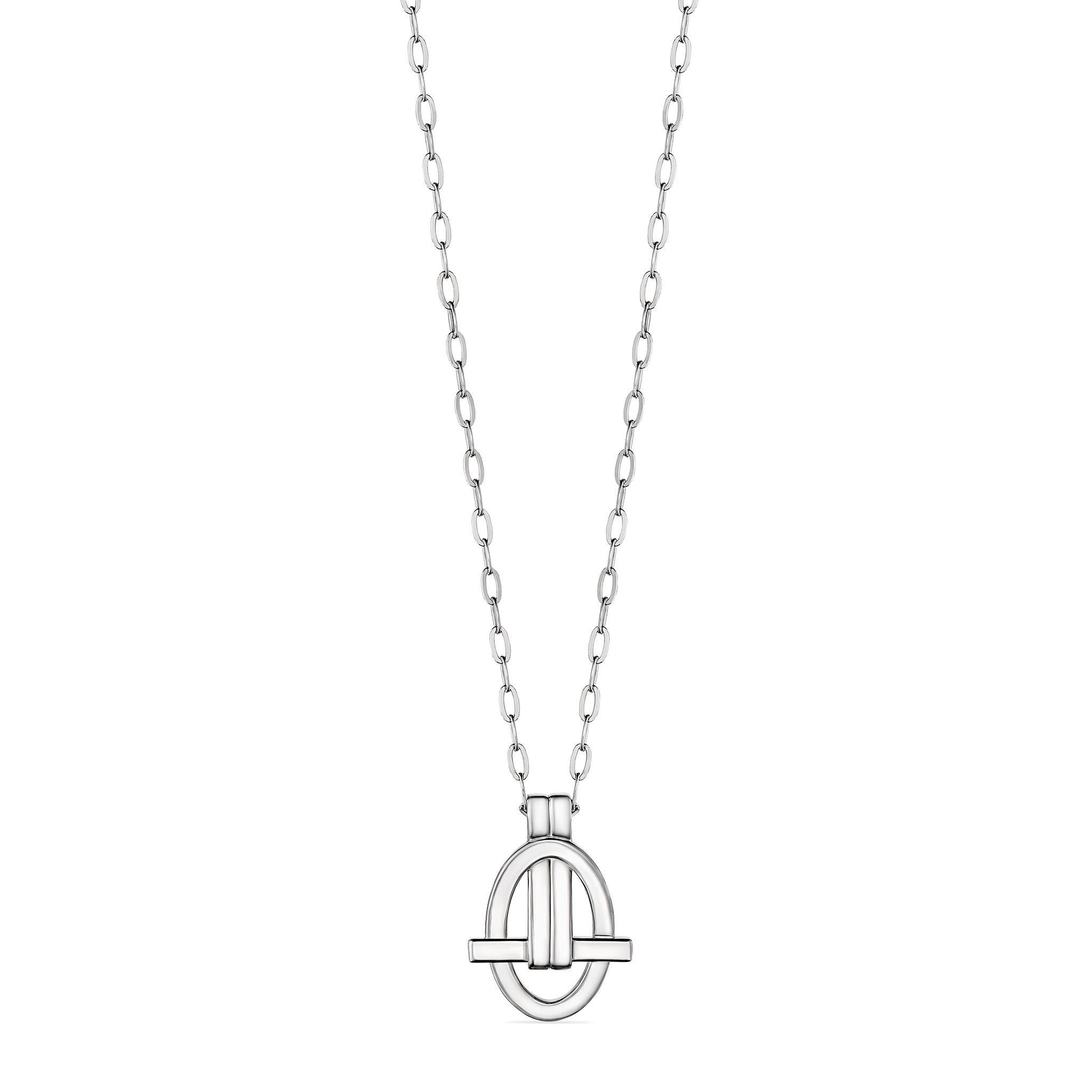 Eternity Long Love Knot Pendant Necklace