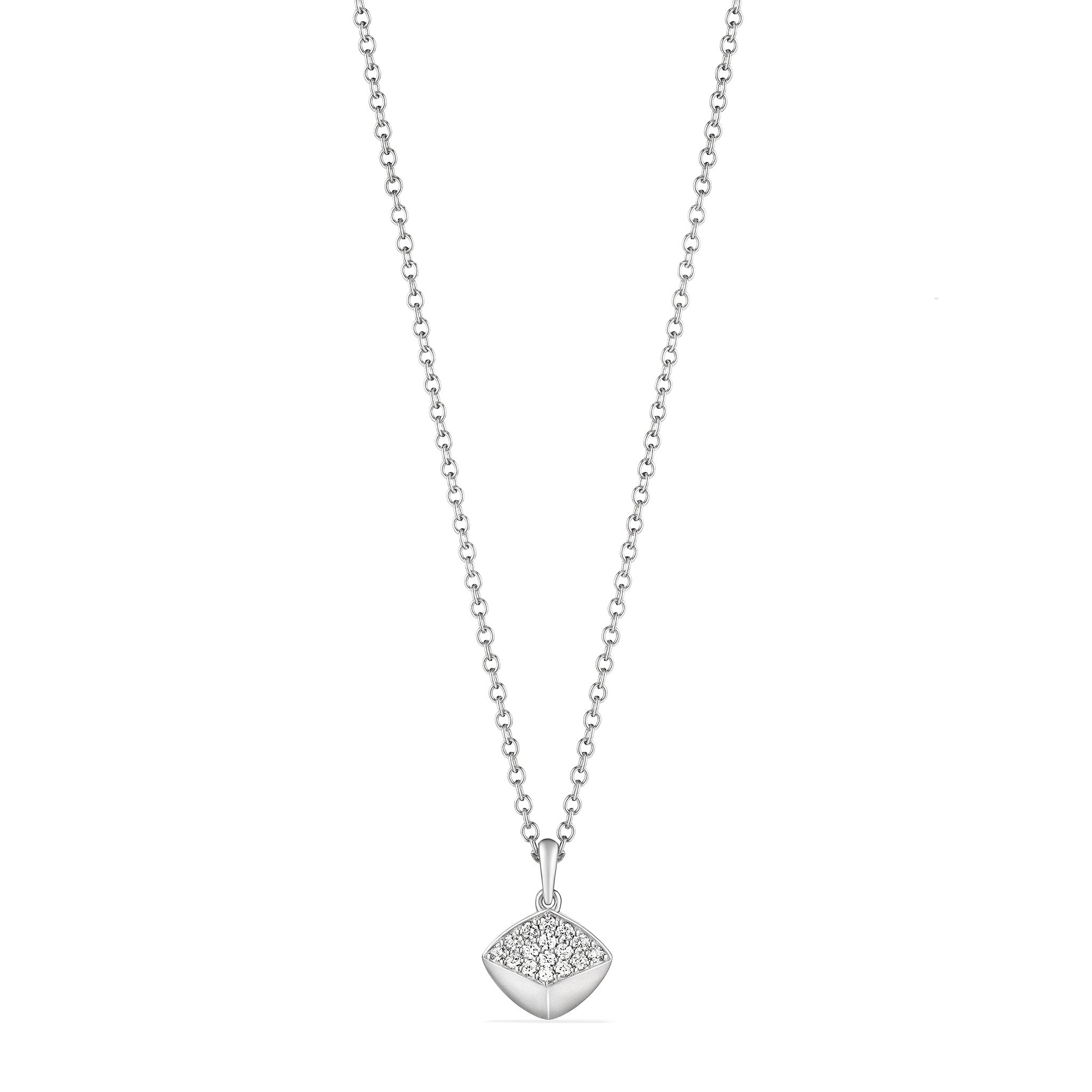 Iris Pendant Necklace With Diamonds