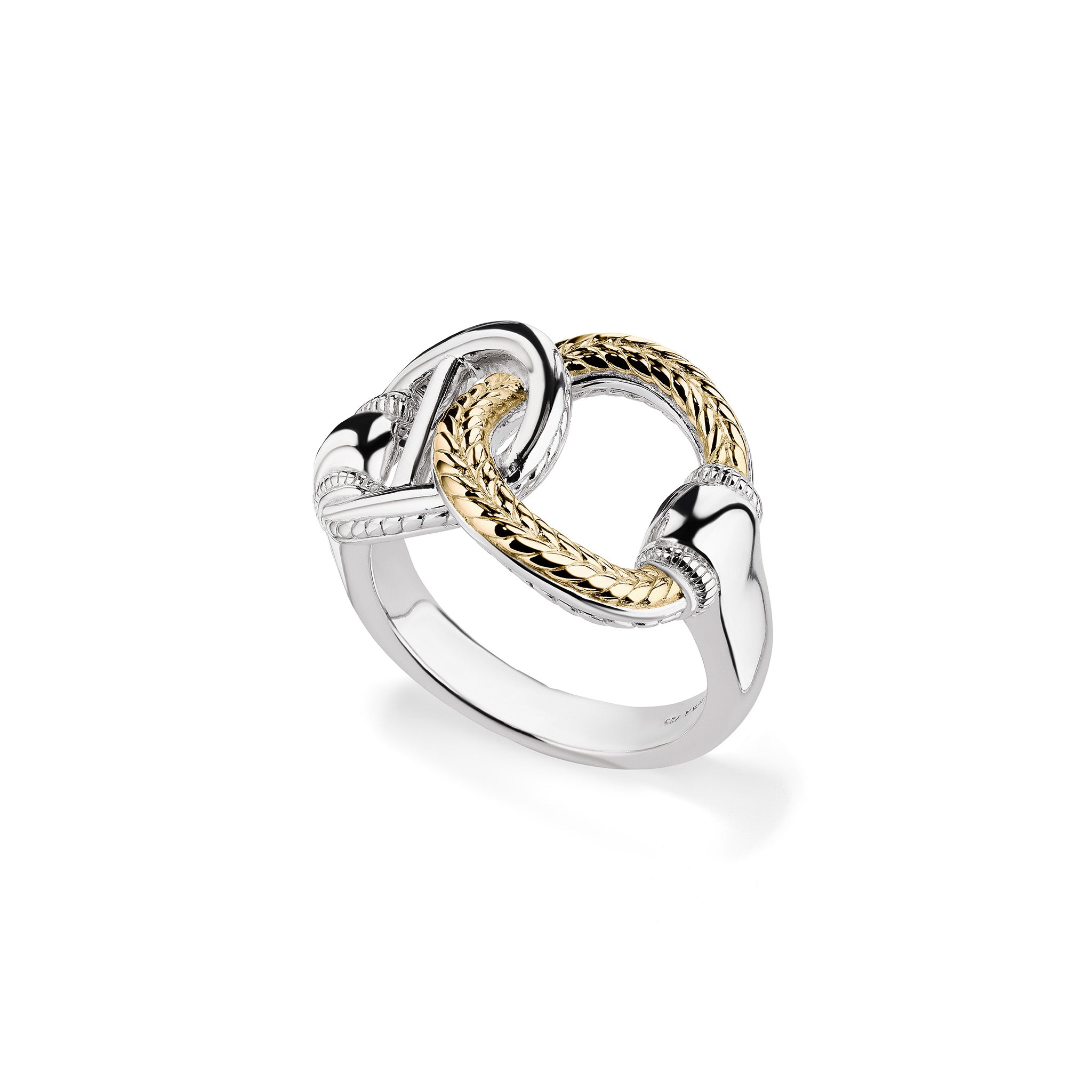 Vienna Interlocking Ring with 18K Gold