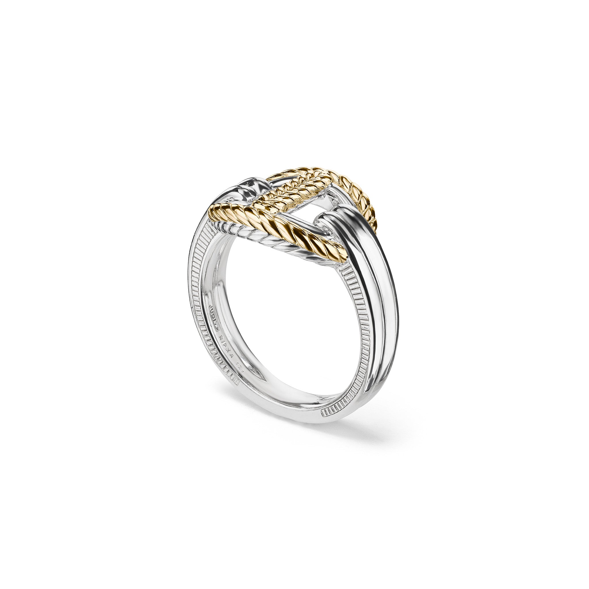Vienna Single Link Ring with 18K Gold
