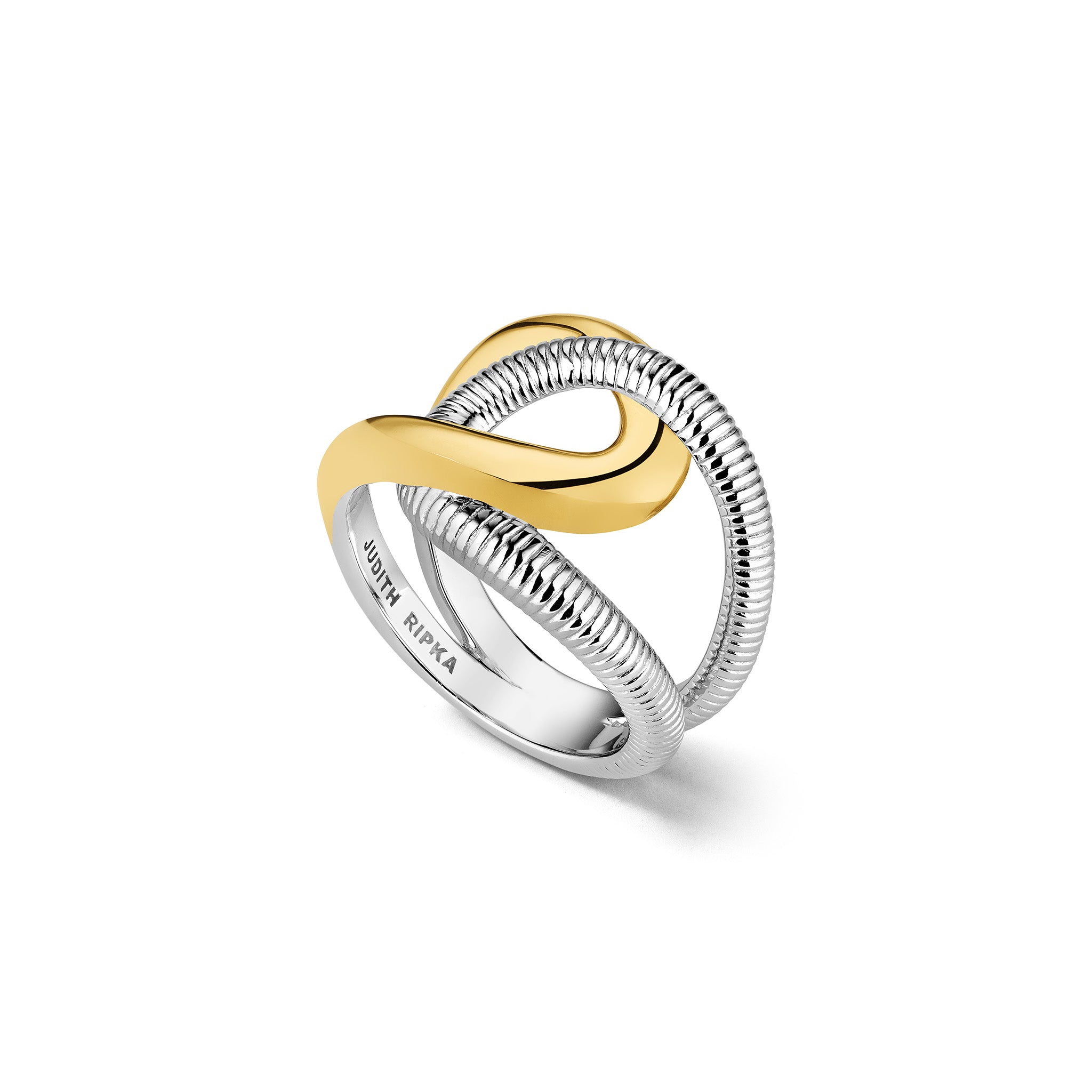 Eternity Embrace Ring with 18K Gold