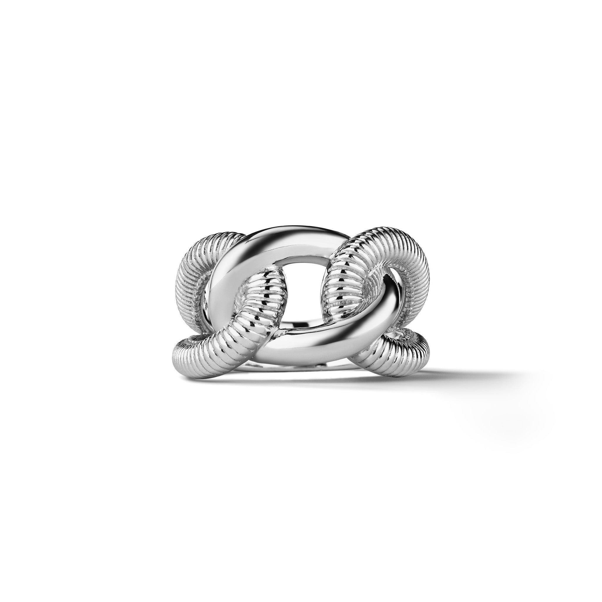 Judith Ripka Eternity Interlocking Link Ring