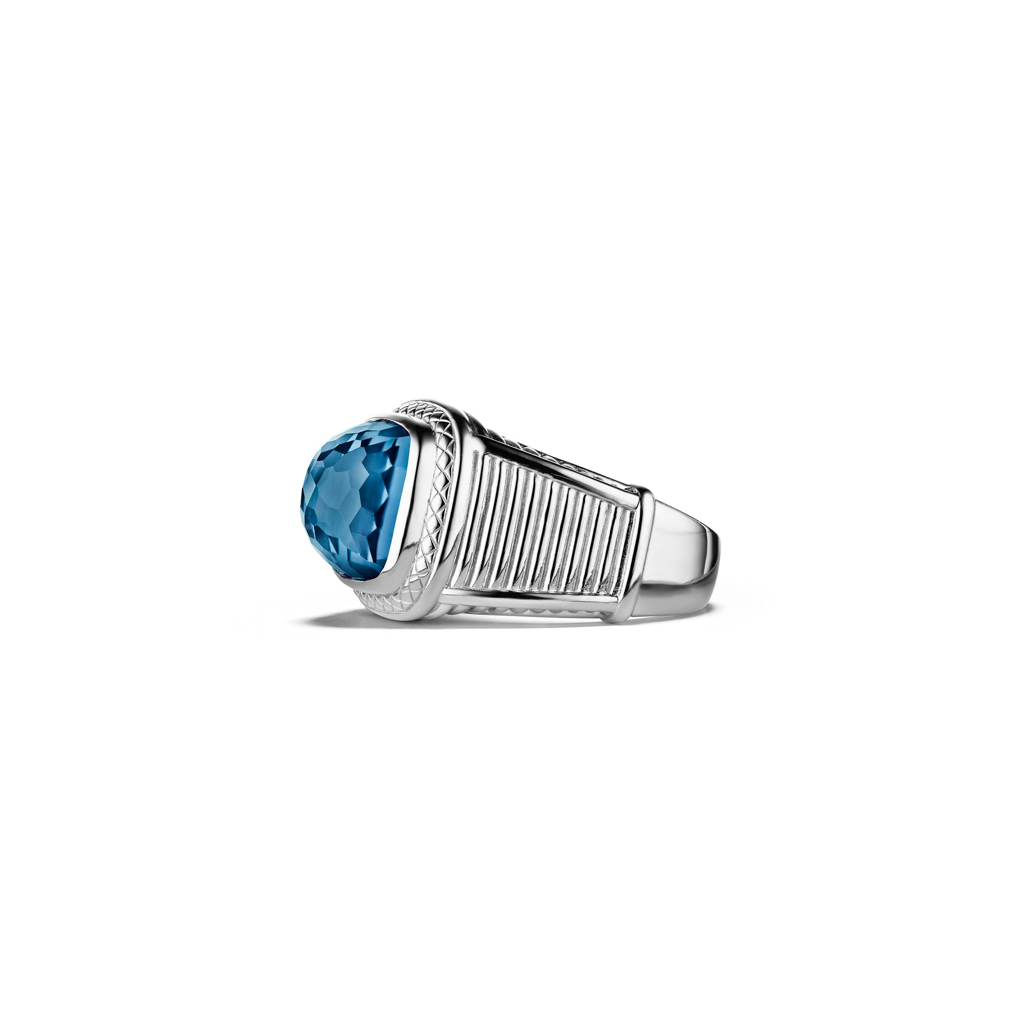 Cassandre Ring with London Blue Topaz