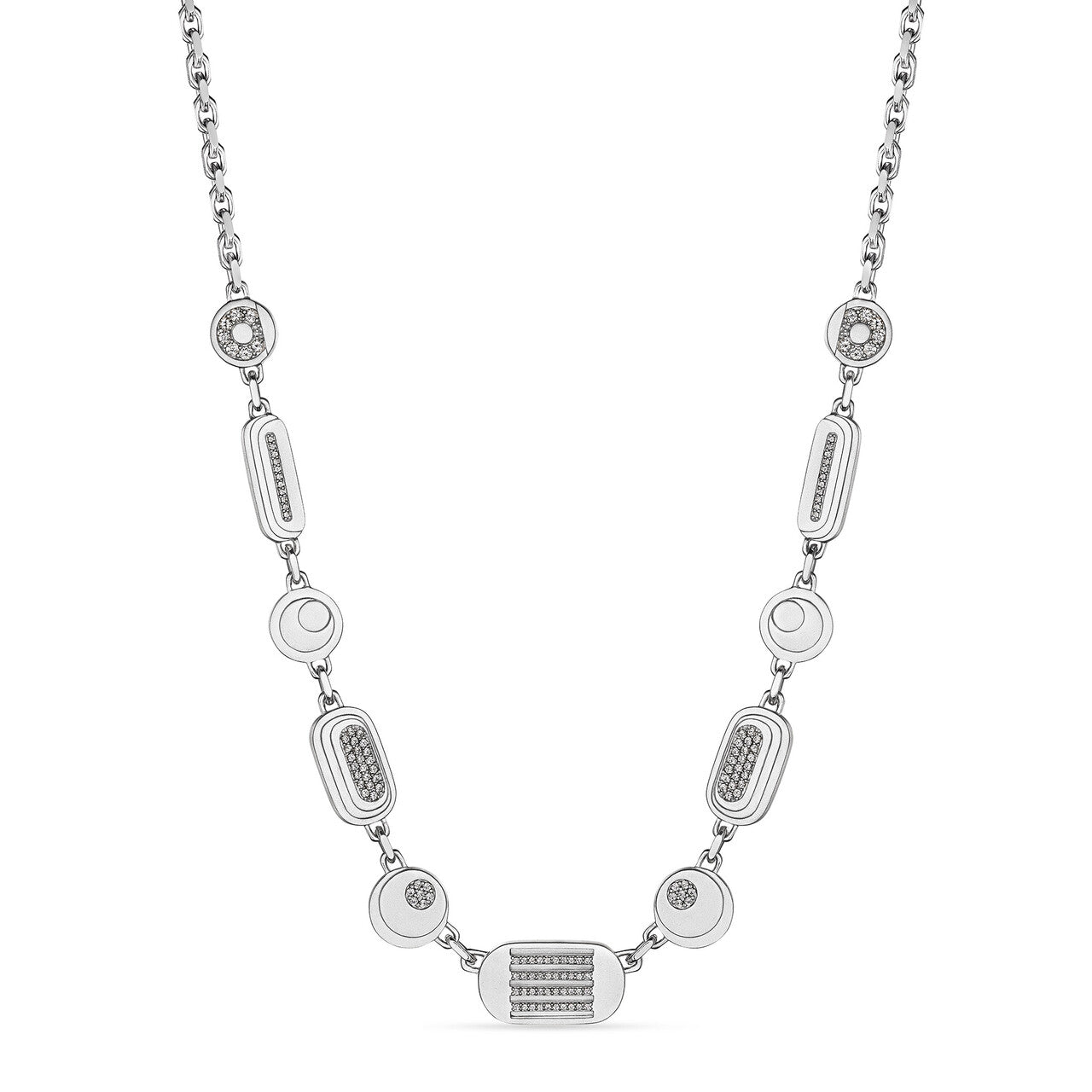Ayah Necklace With White Sapphire