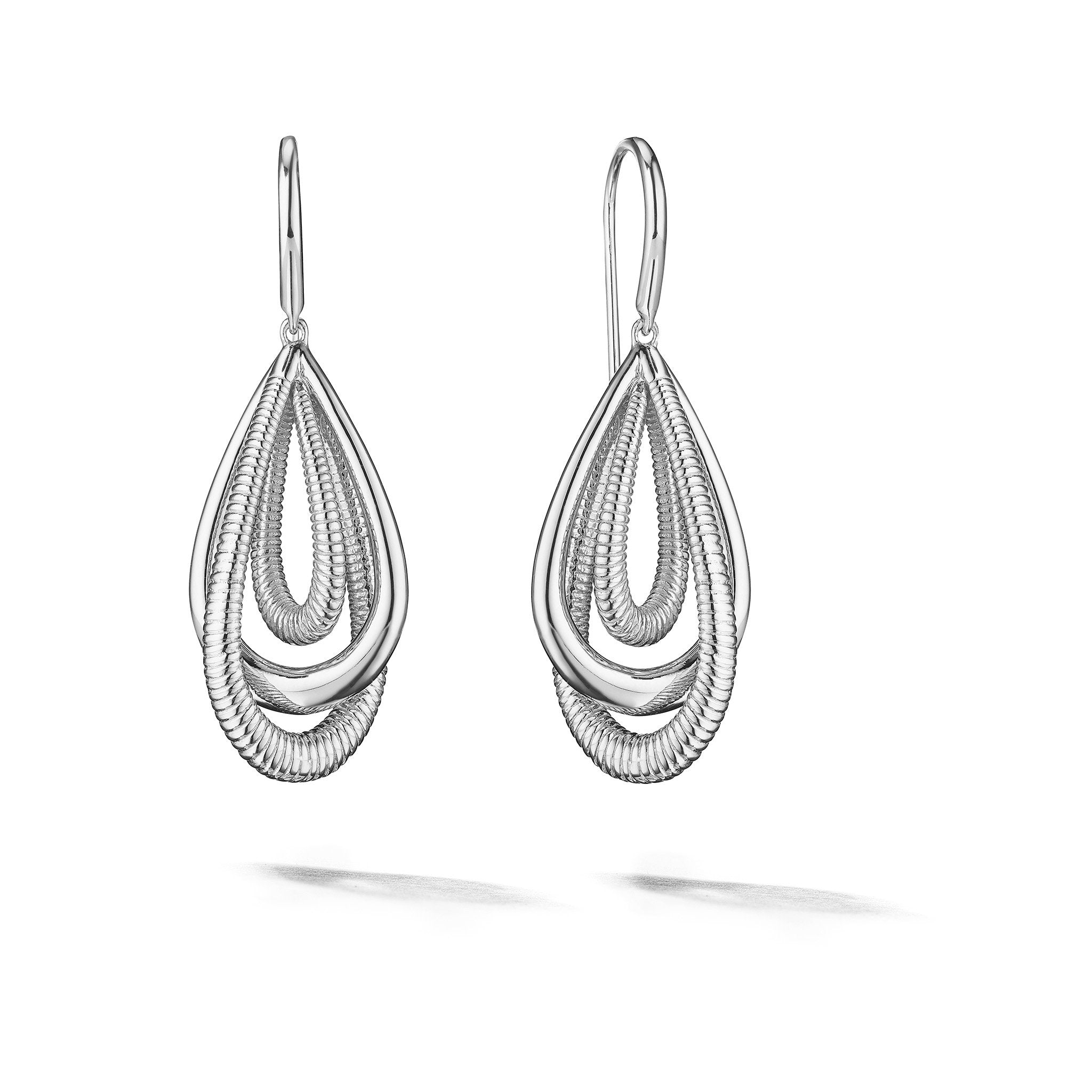 Eternity Small Teardrop Earrings