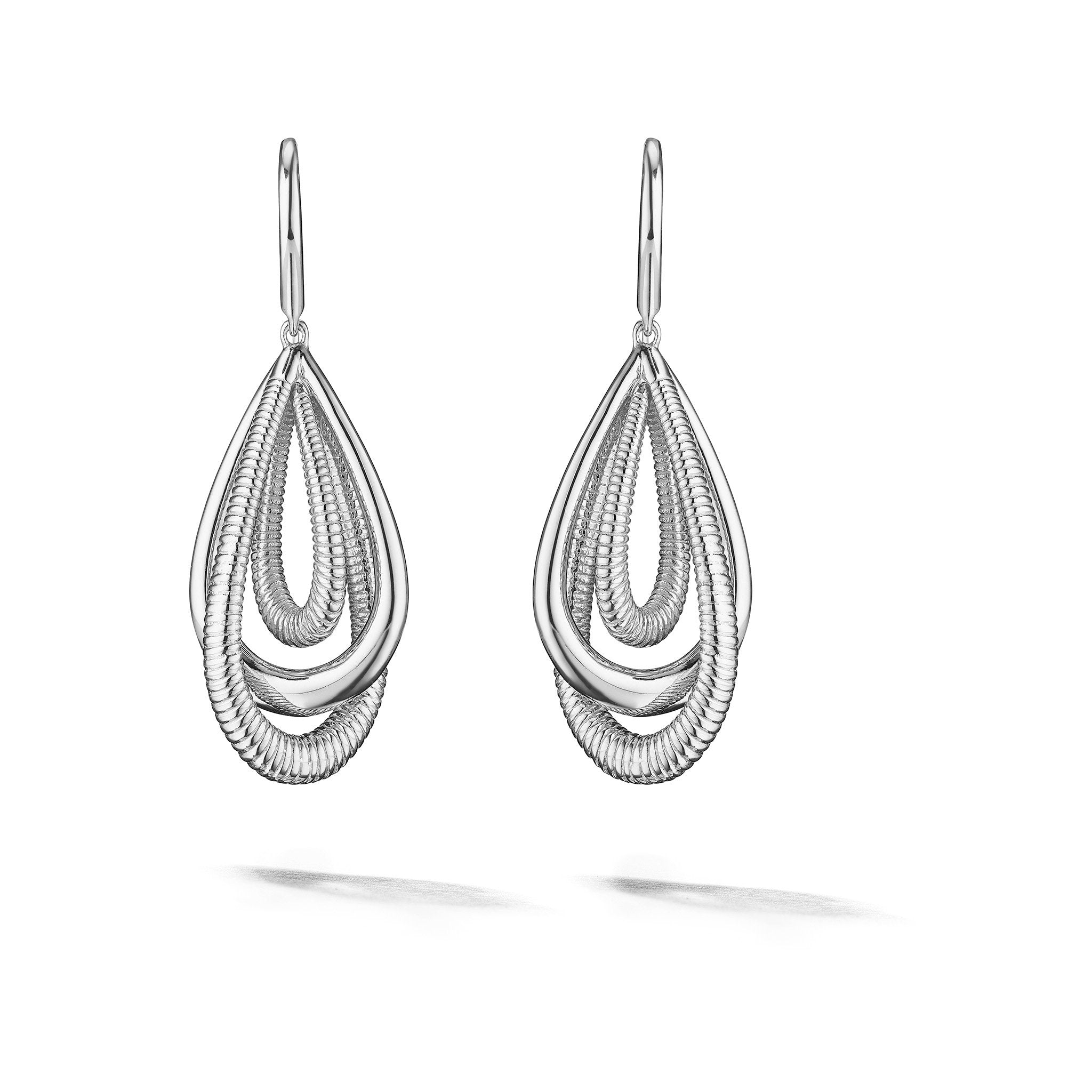 Eternity Small Teardrop Earrings